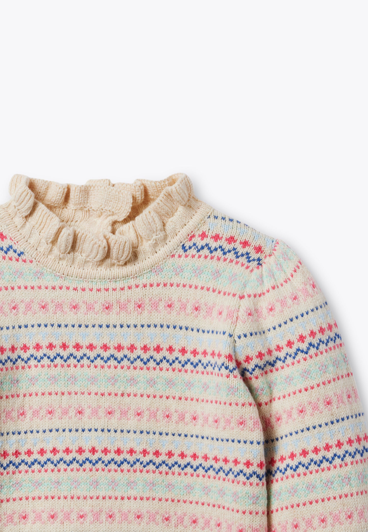 Lupetto in Maglia Jacquard