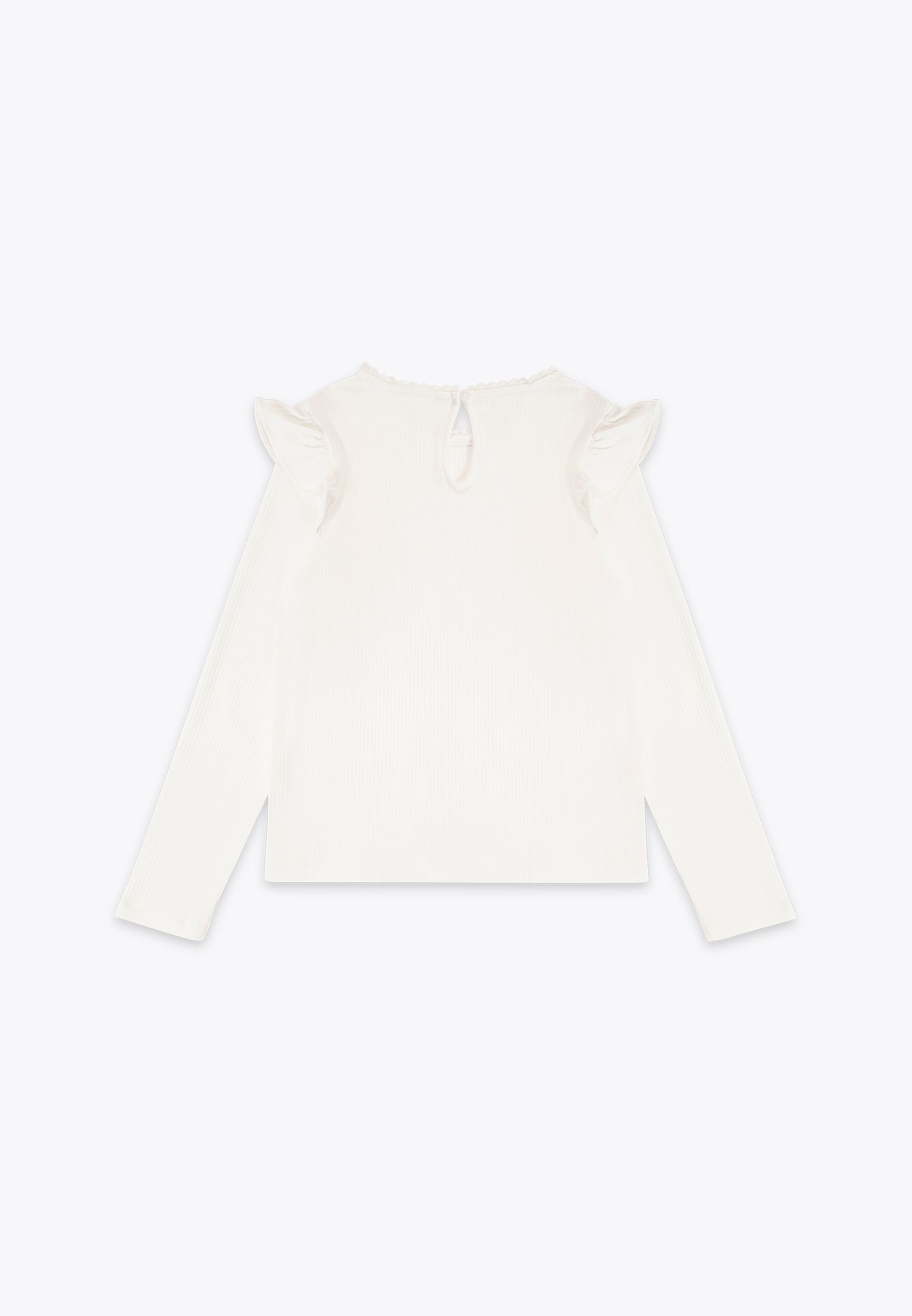 T-Shirt Manica Lunga in Costina