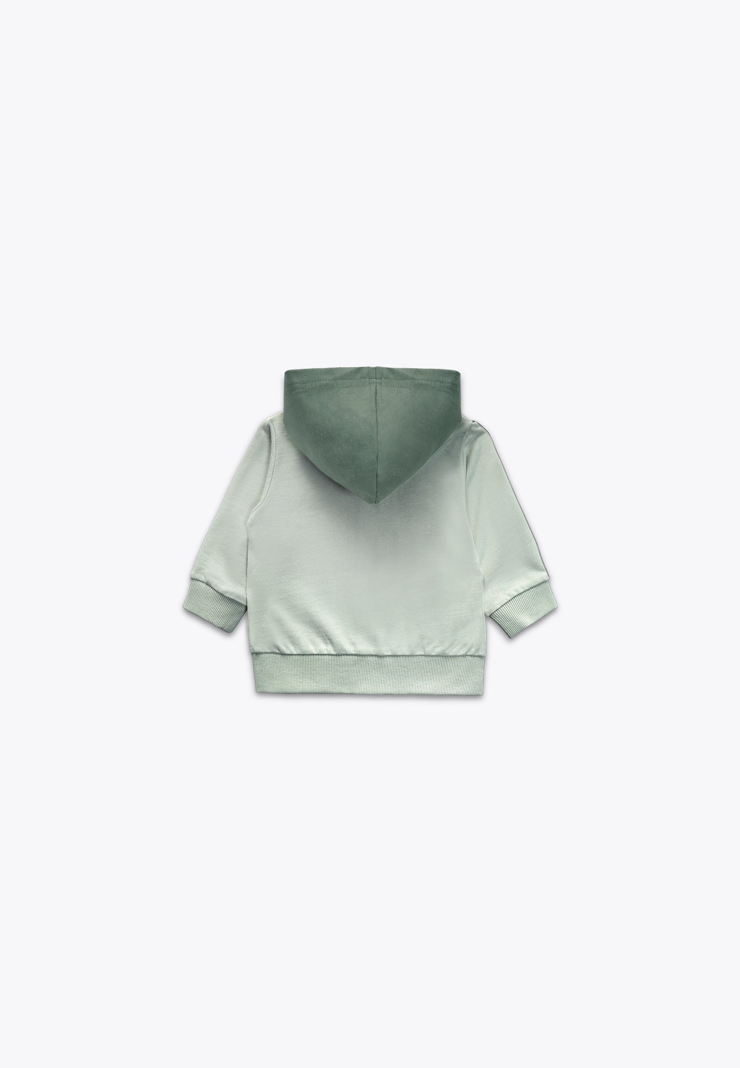 Full Zip Hoodie in Lightweight Sweatshirt Fabric