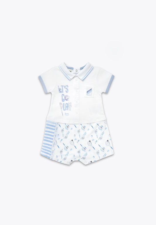 Lightweight Piquet Romper