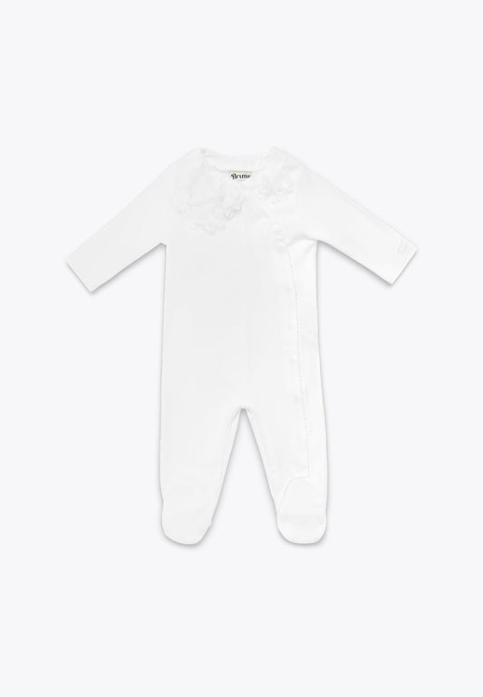 Onesie with Front Opening and Interlock Applications