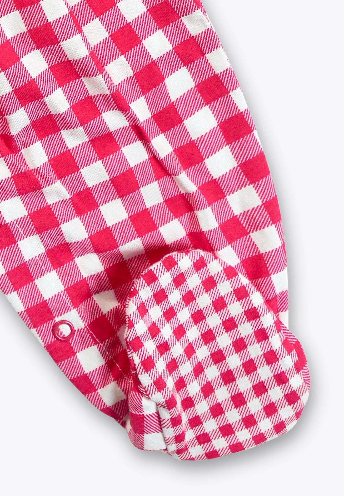 Onesie with Vichy Print in Jersey