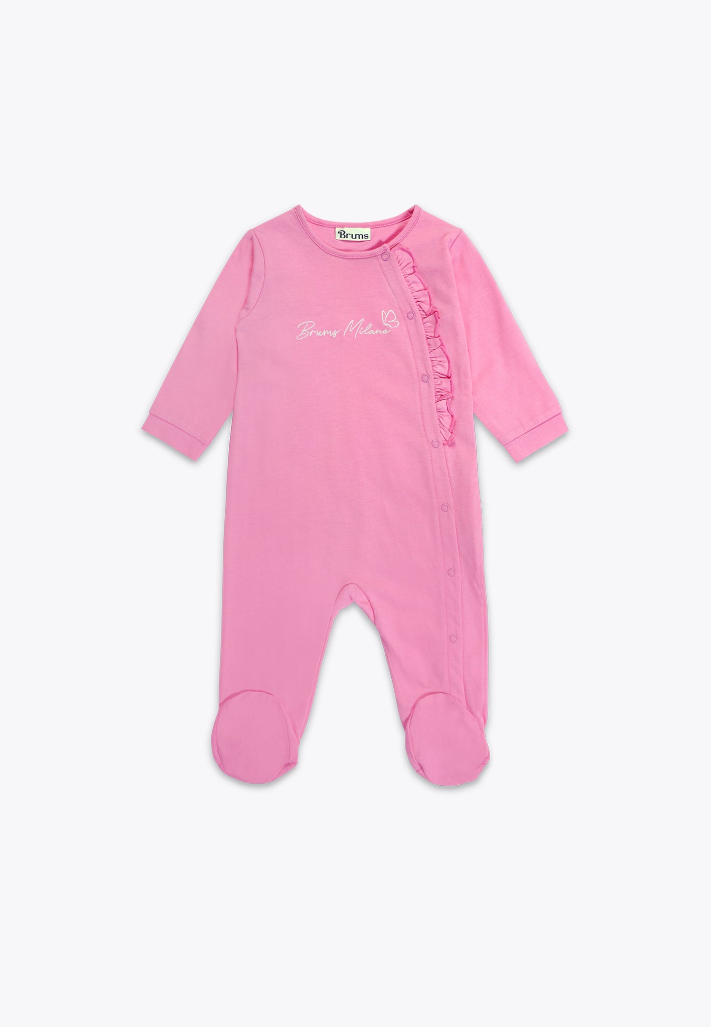 Onesie with Front Opening in Jersey