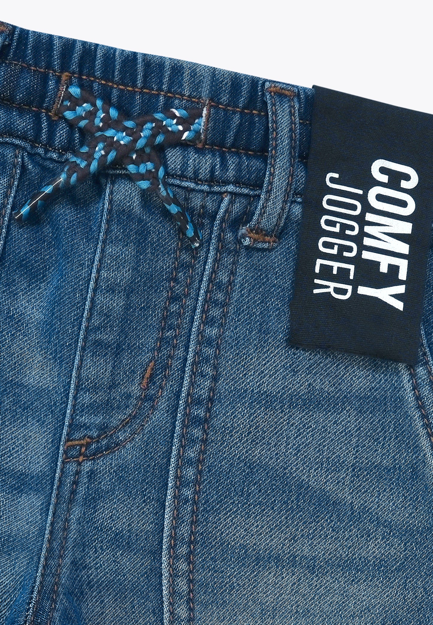Bermuda Jogger in Denim