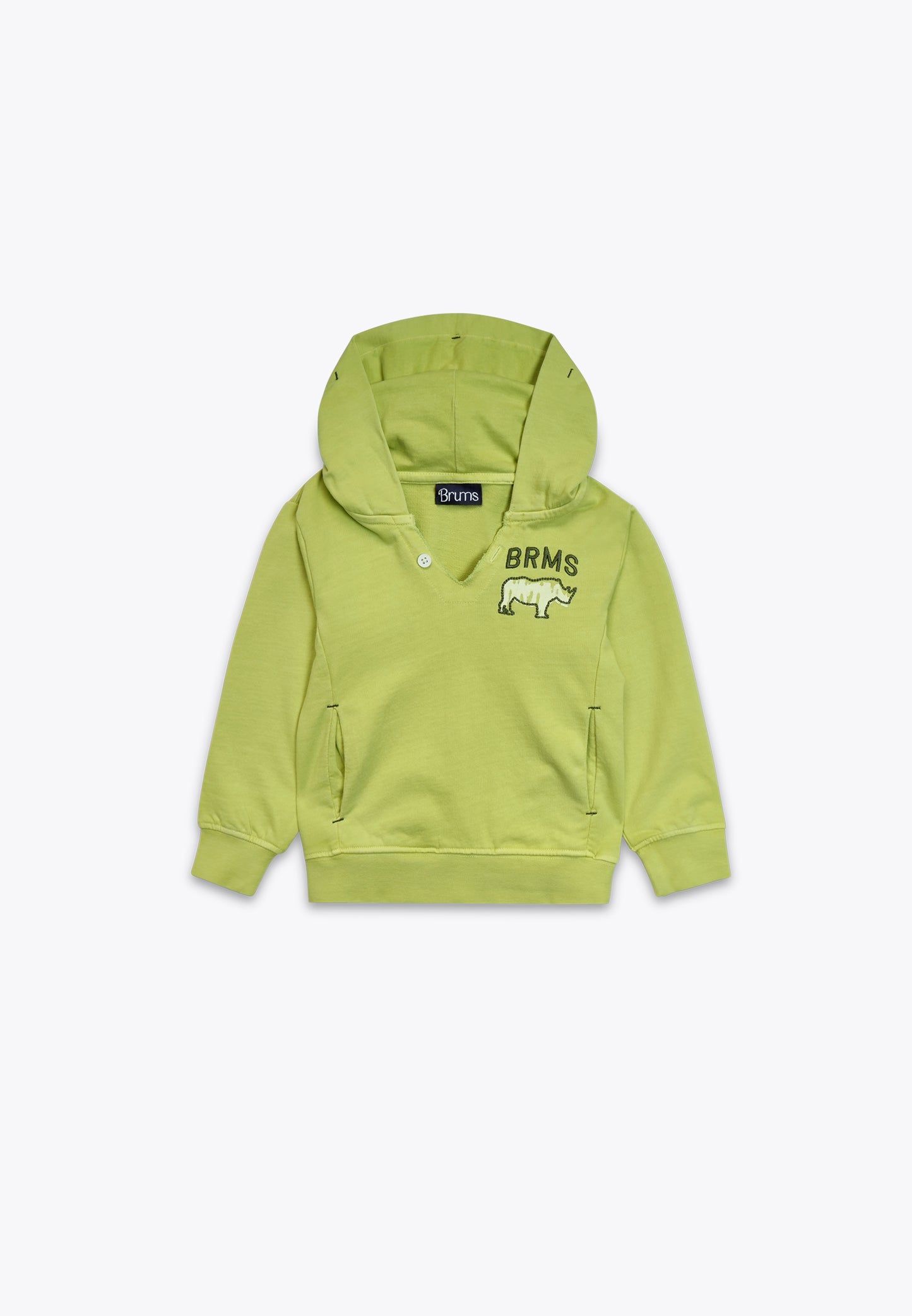 Garment-Dyed Sweatshirt with Hood