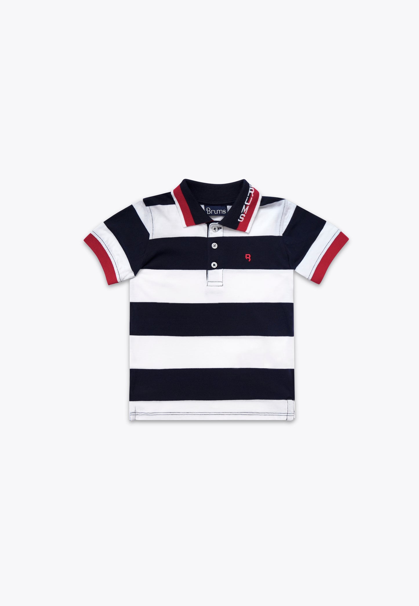 Polo Rigata in Jersey BCI