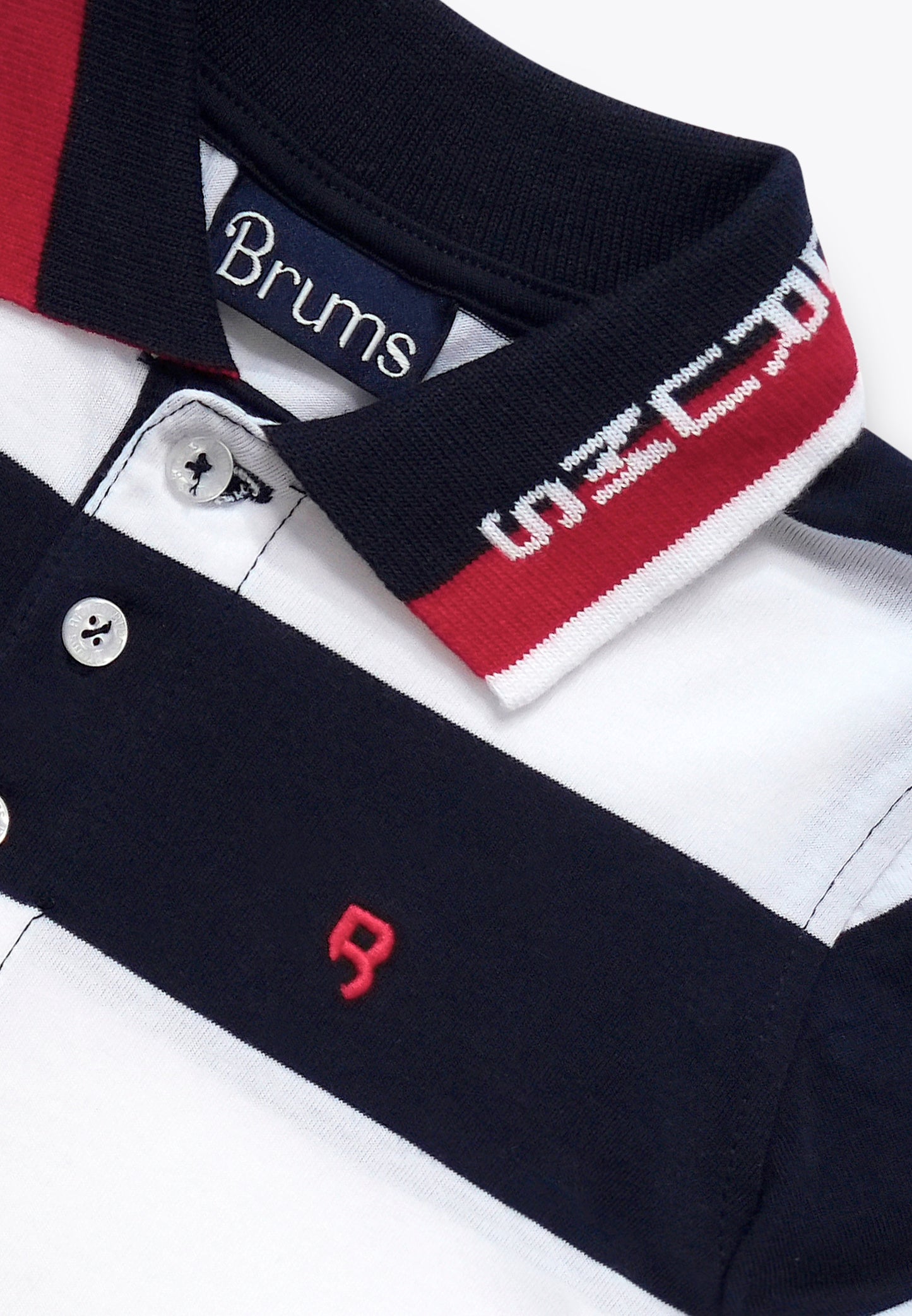 Polo Rigata in Jersey BCI