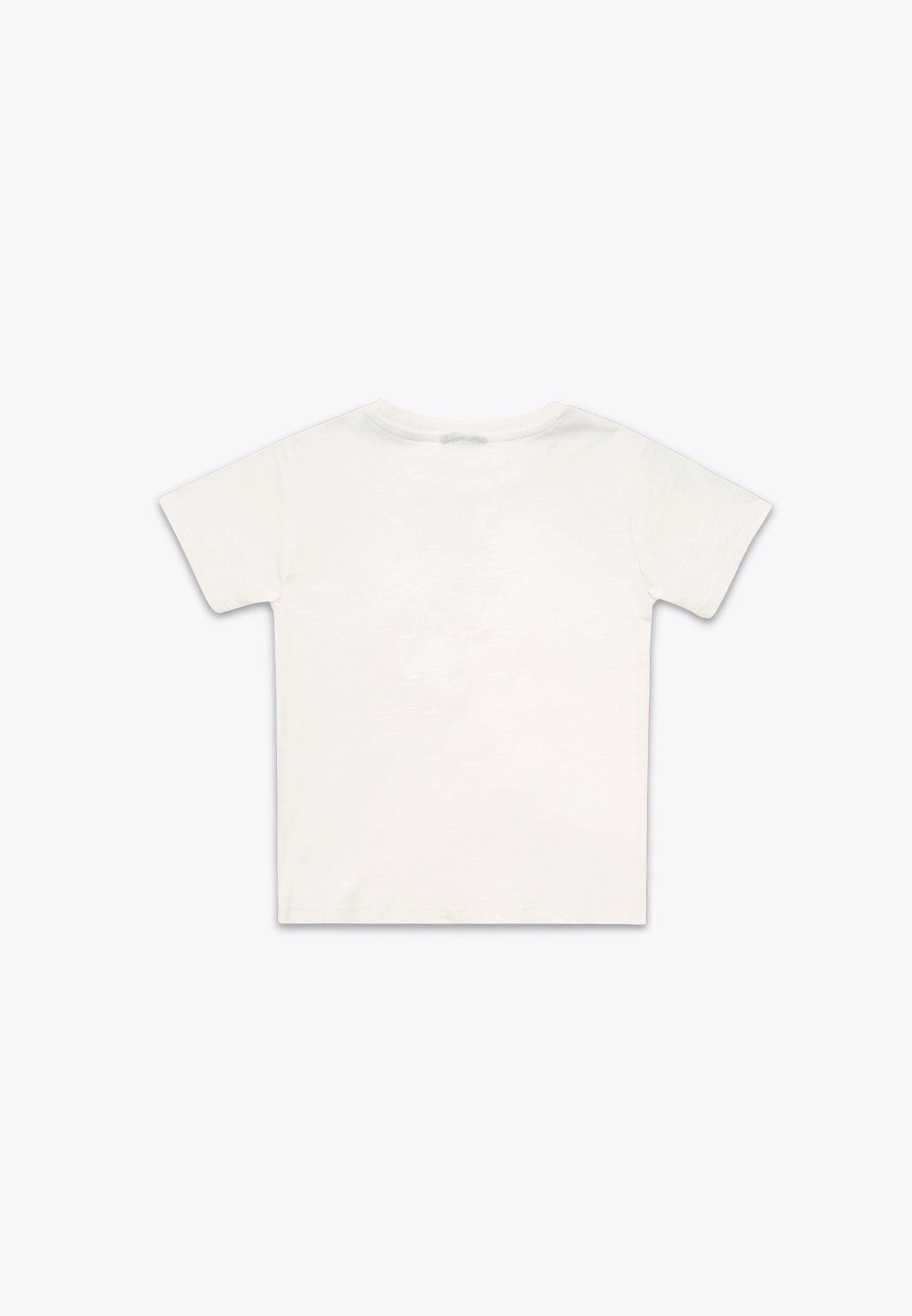 T-Shirt con Stampa in Jersey Slub