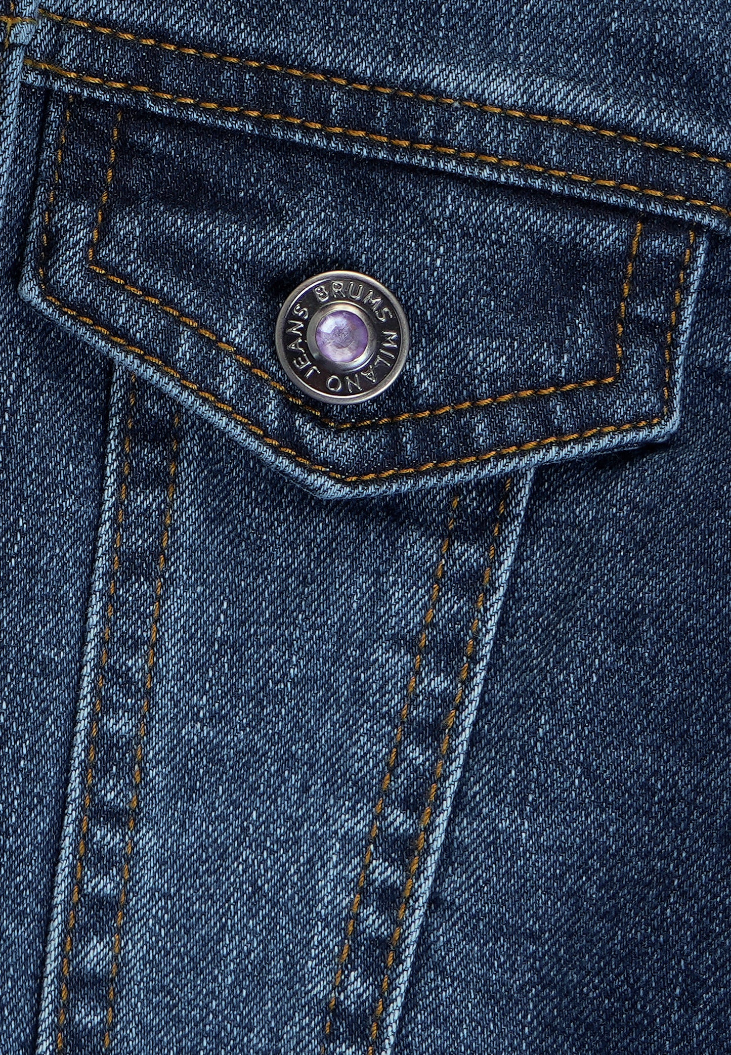 Giubbino con Applicazioni in Denim Stretch REPREVE