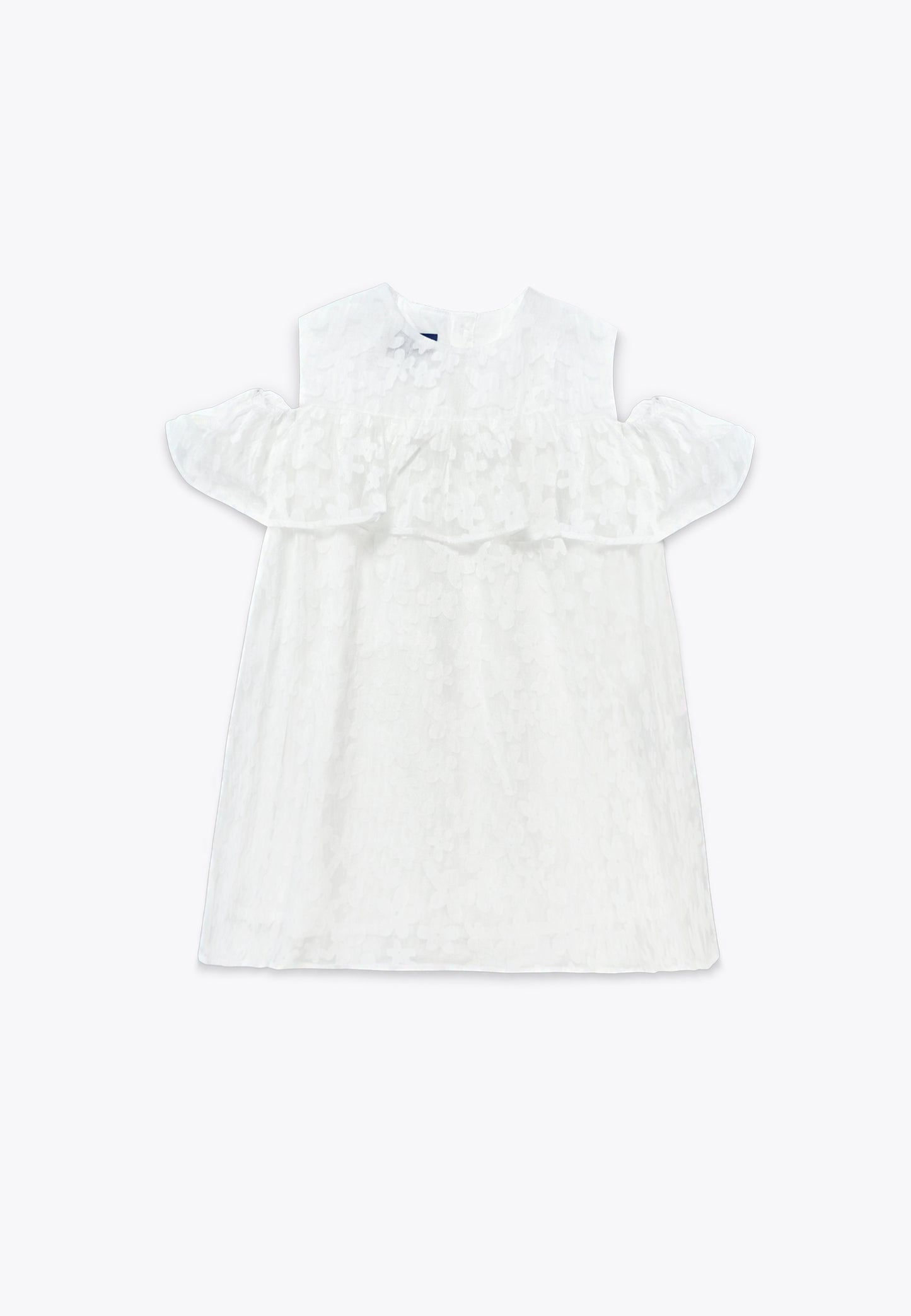 Abito Jacquard in Organza
