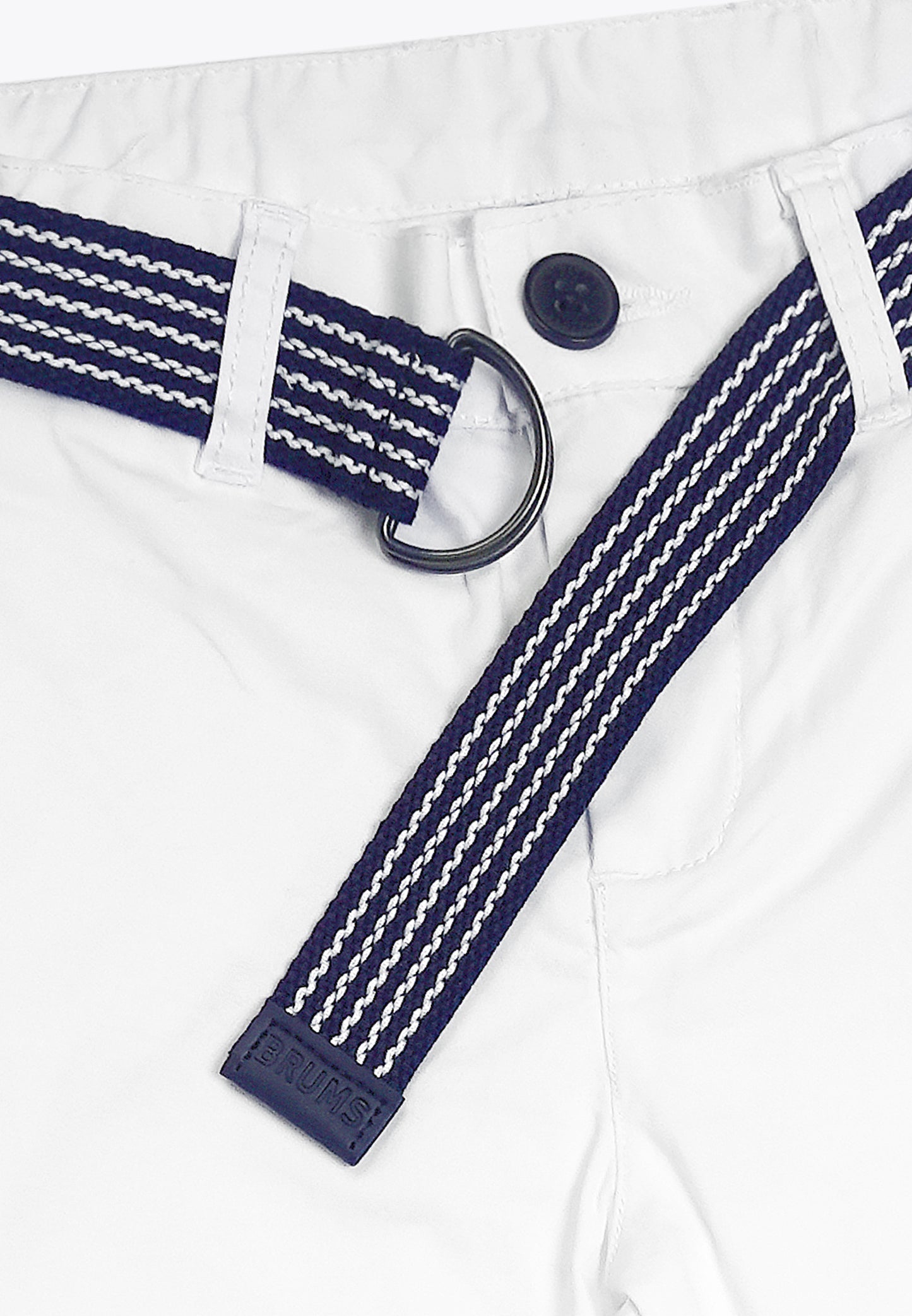 Pantalone con Cintura in Gabardine Elastico
