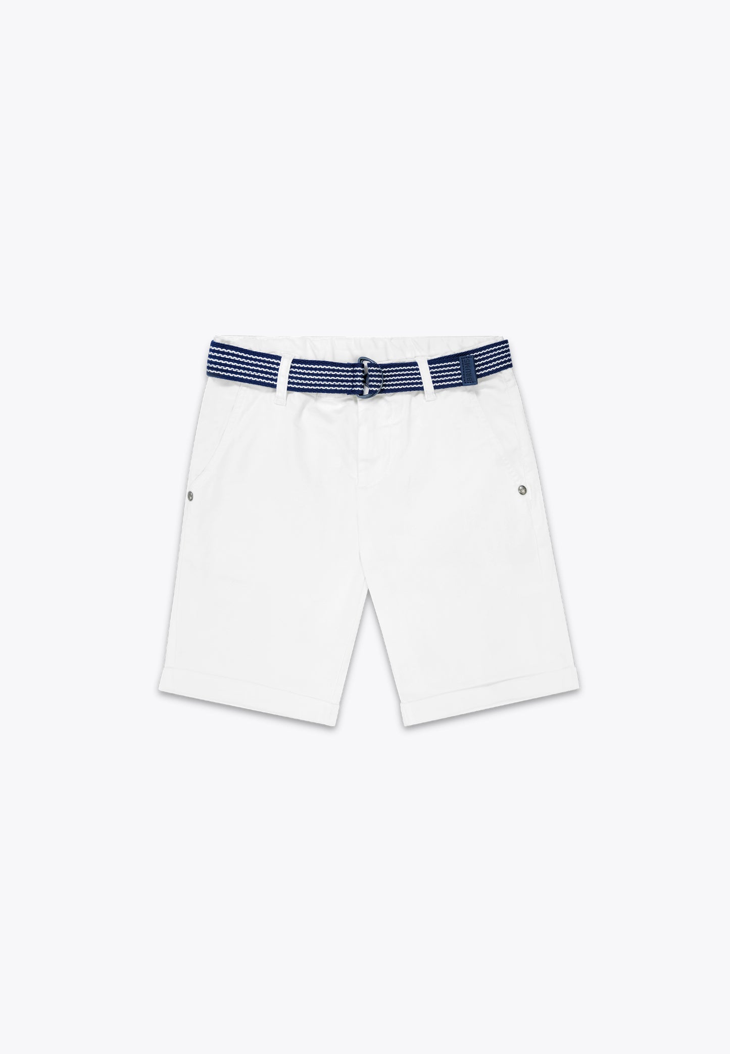 Bermuda con Cintura in Gabardine Stretch