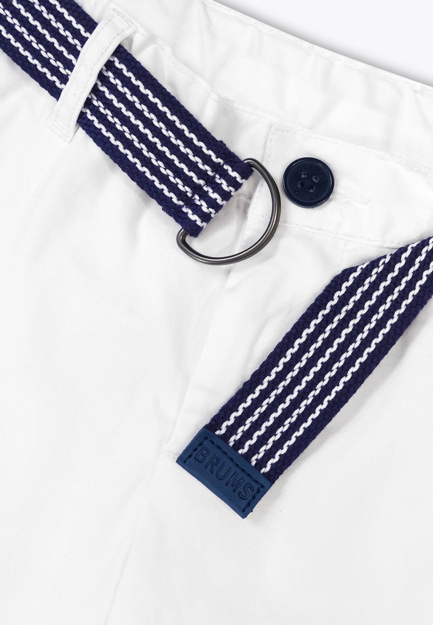 Bermuda con Cintura in Gabardine Stretch