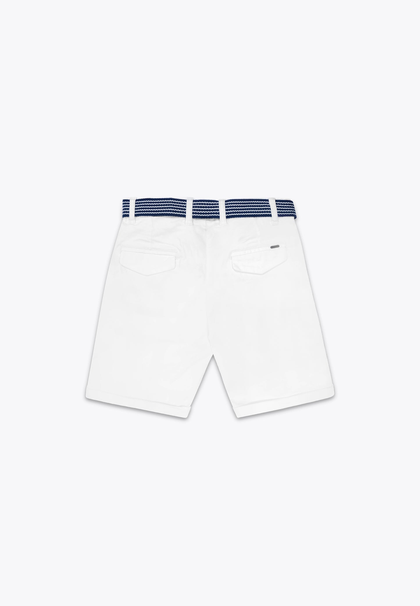 Bermuda con Cintura in Gabardine Stretch