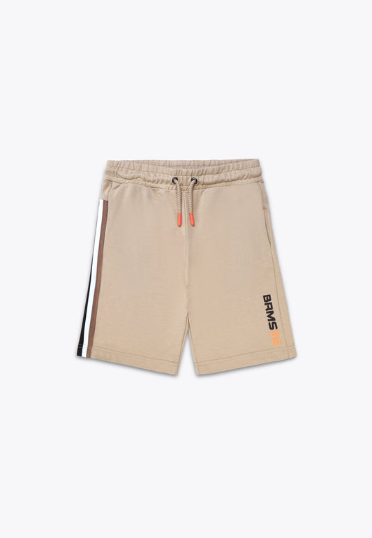 Fleece Striped Ribbon Shorts