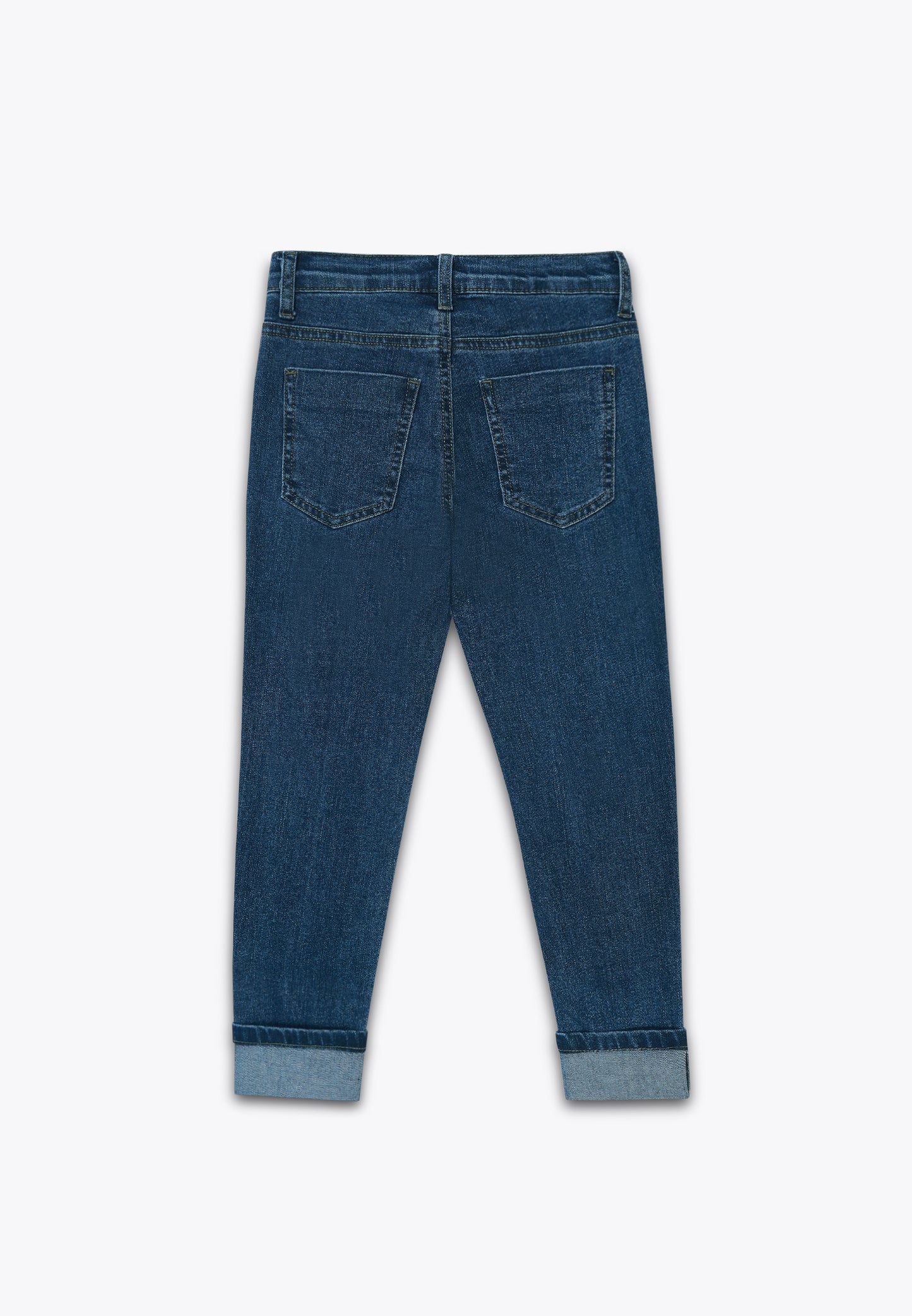 Pantalone in Denim Strech REPREVE con Applicazioni