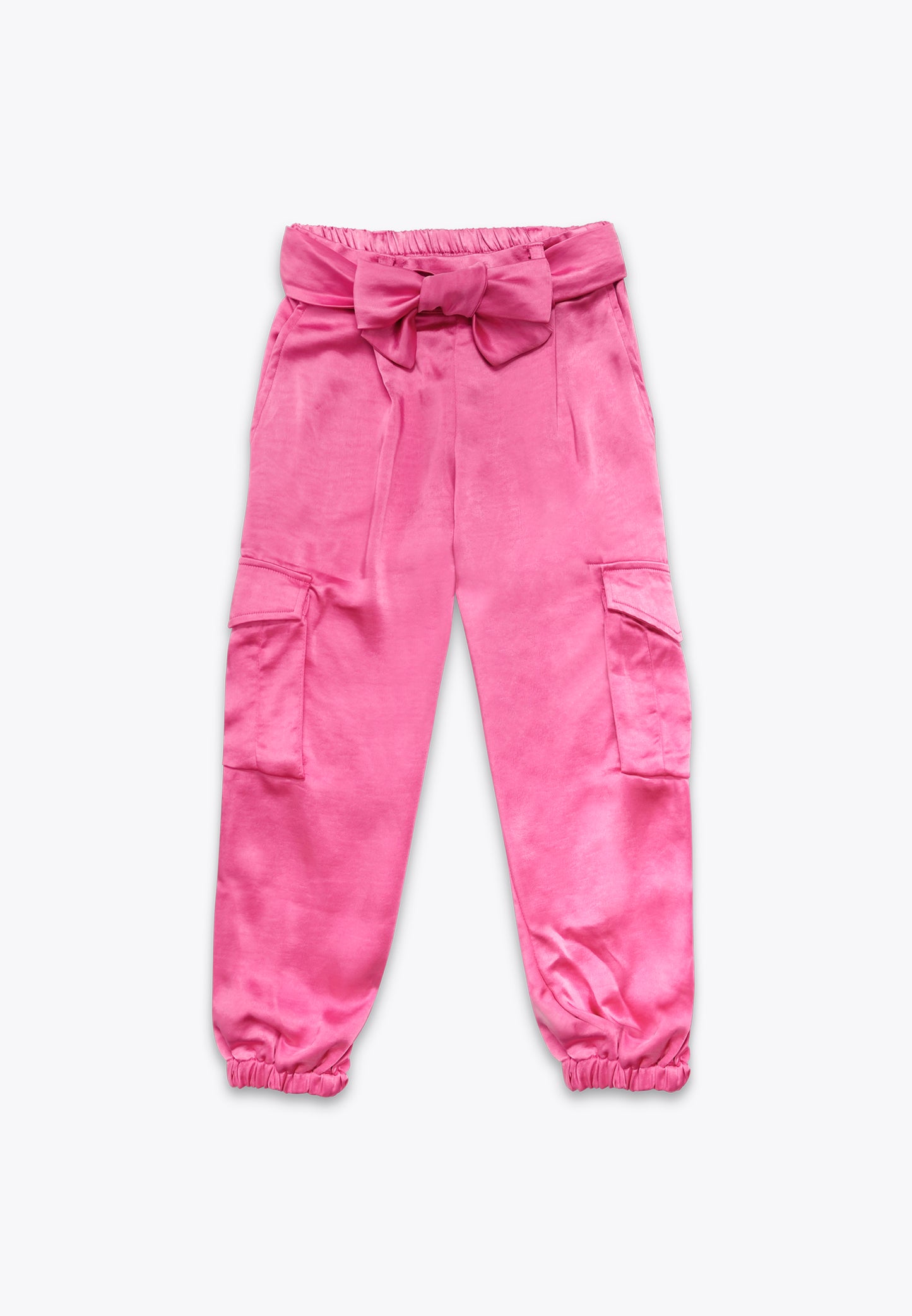 Satin Pants with Pockets