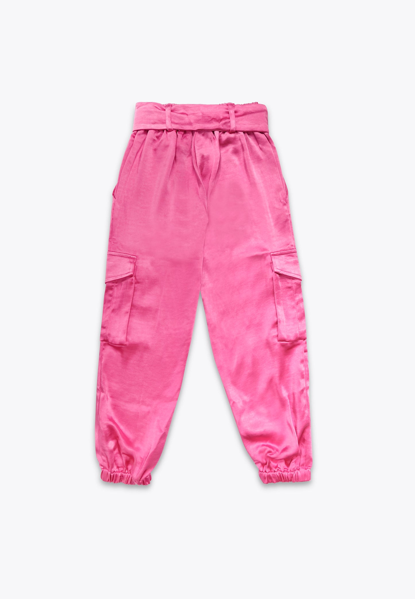Satin Pants with Pockets