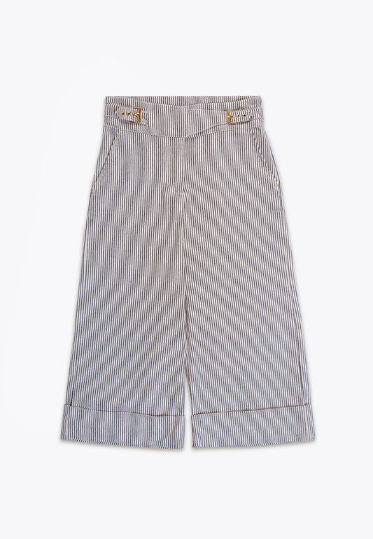 Striped Drill Pants
