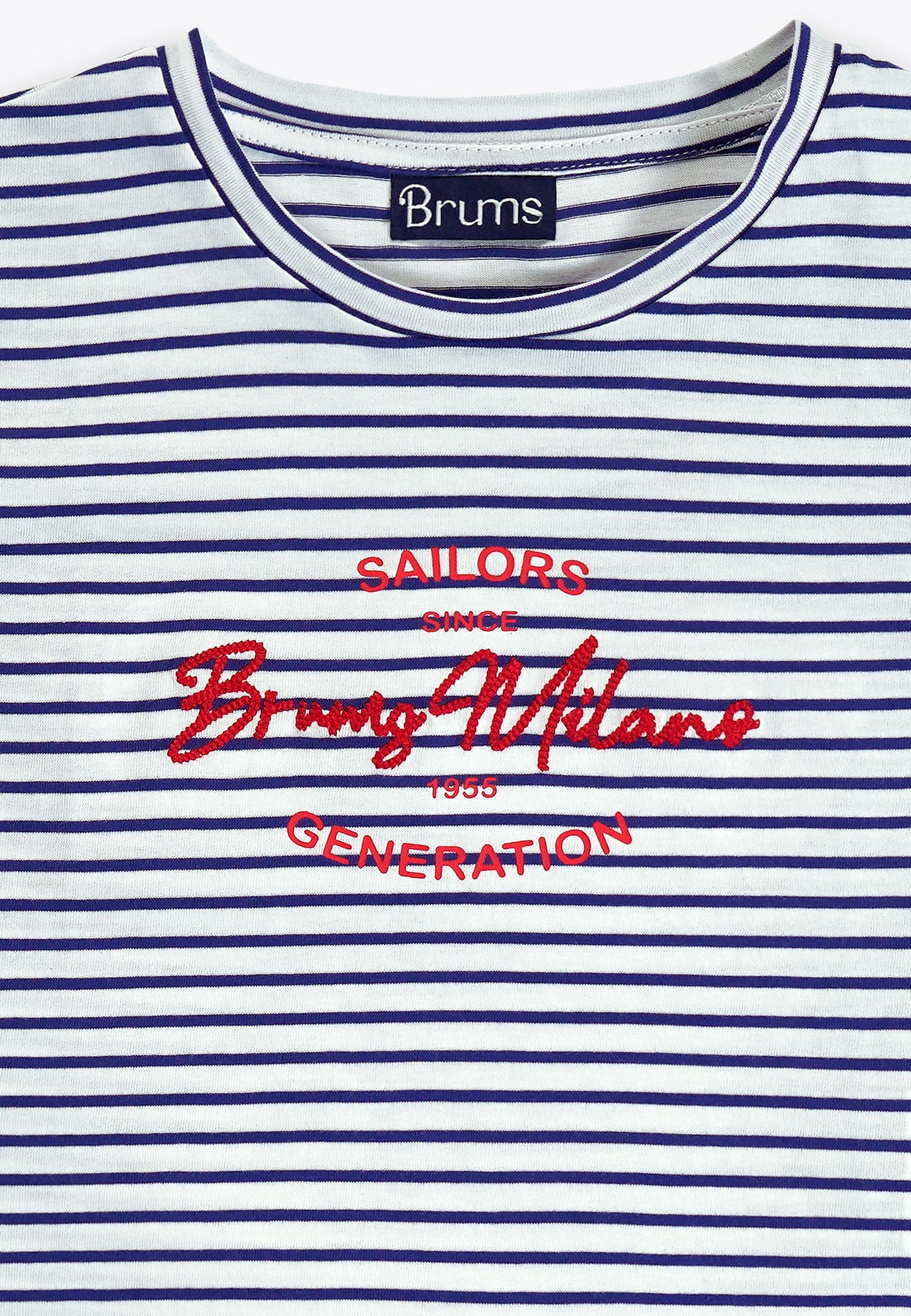 T-Shirt Rigata in Jersey BCI