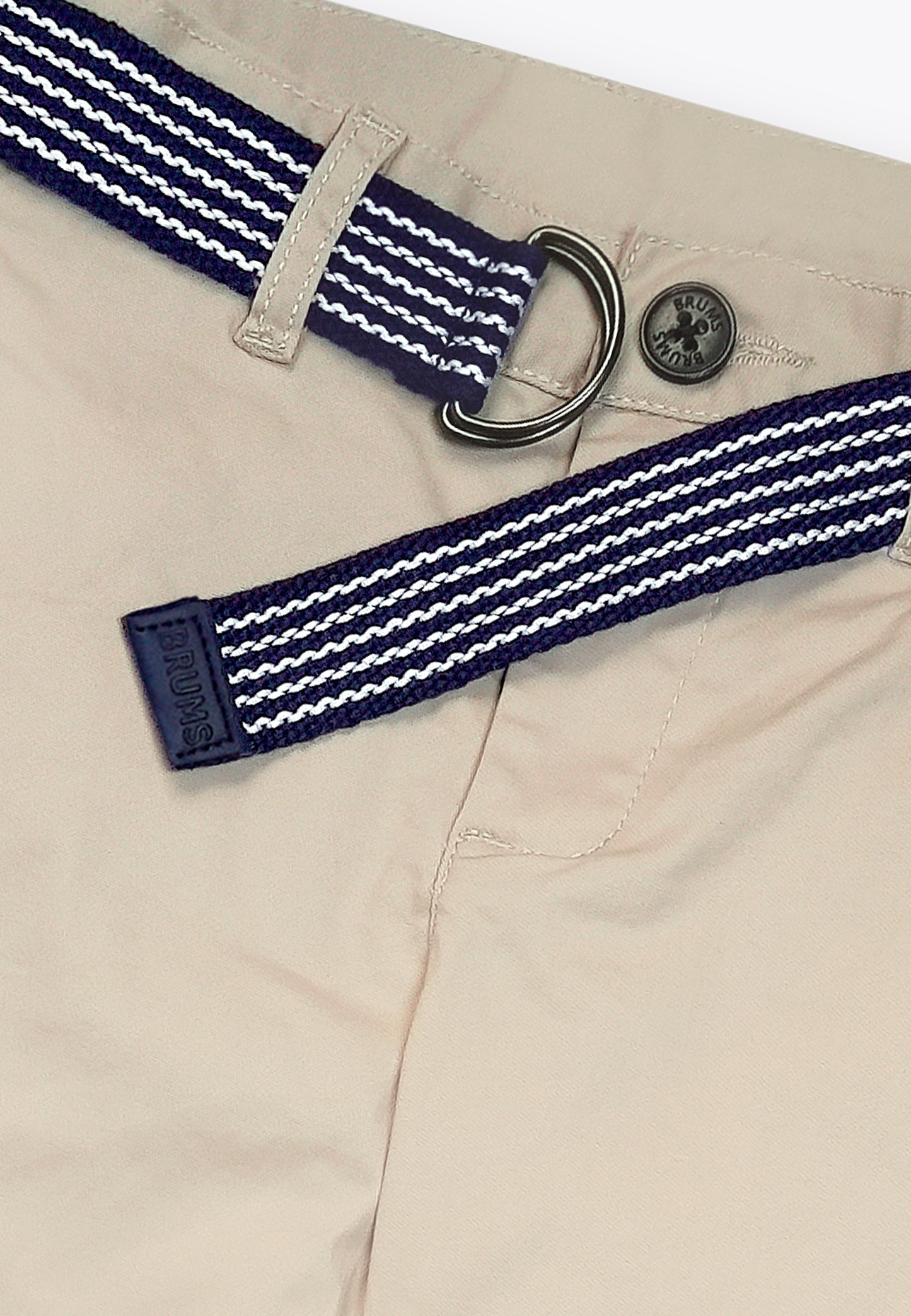 Pantalone con Cintura in Gabardine Elastico