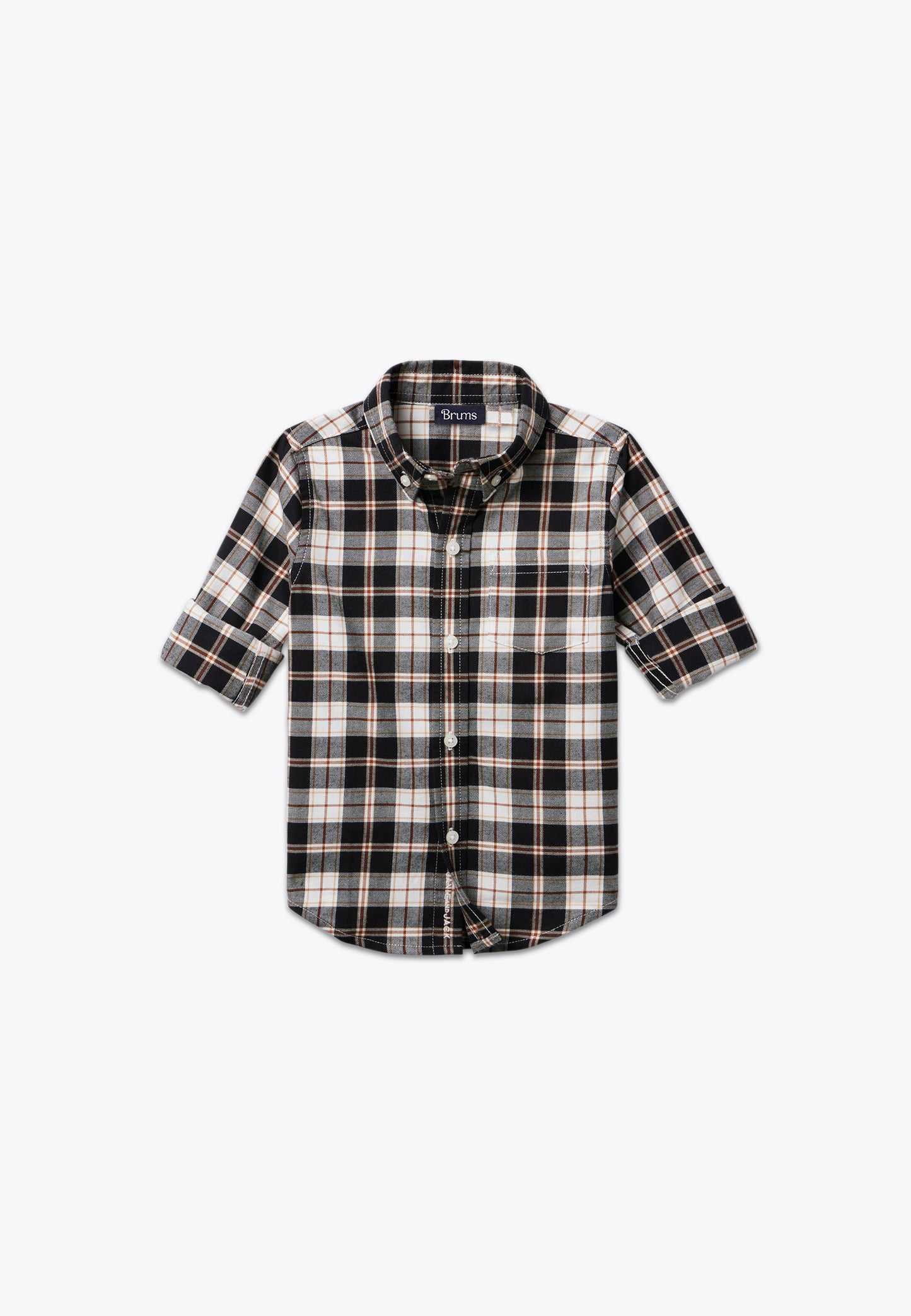 Camicia Tartan Garzata in Twill