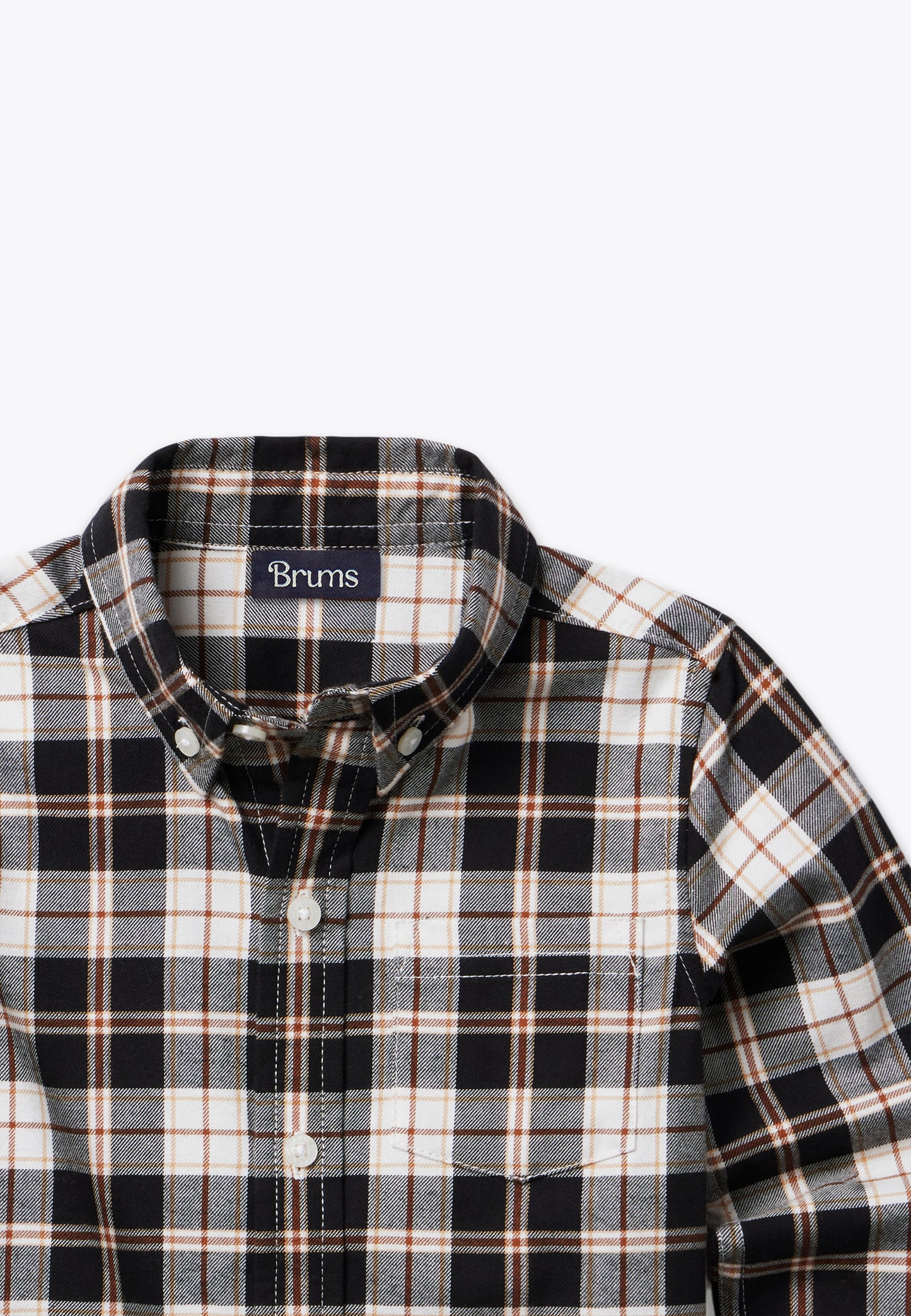 Camicia Tartan Garzata in Twill