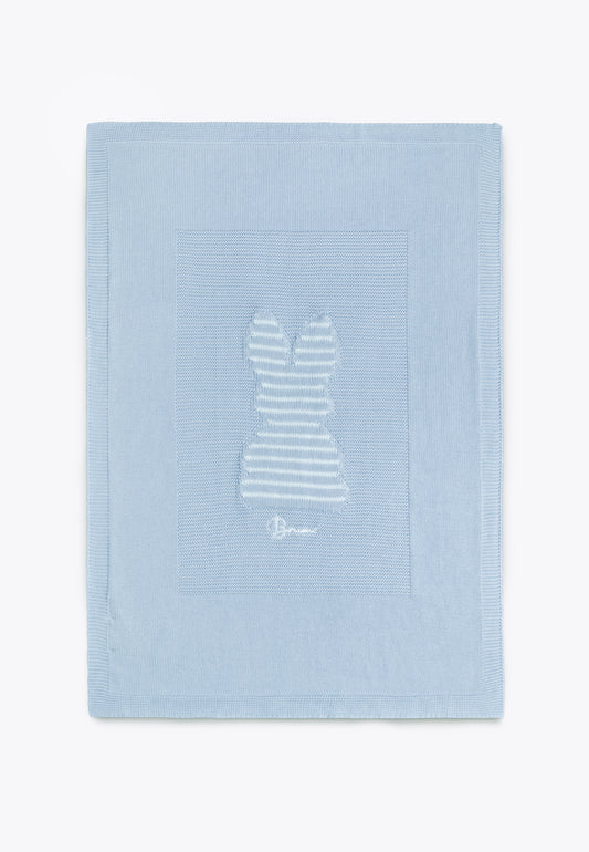 Coperta Culla Lavorata a Maglia