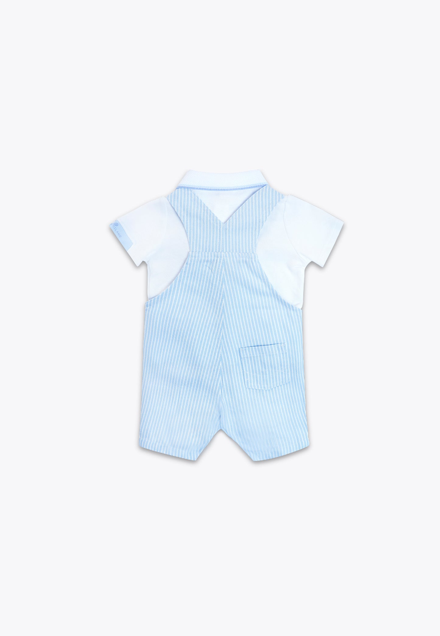 2-Piece Drill Set: Polo Shirt and Dungarees