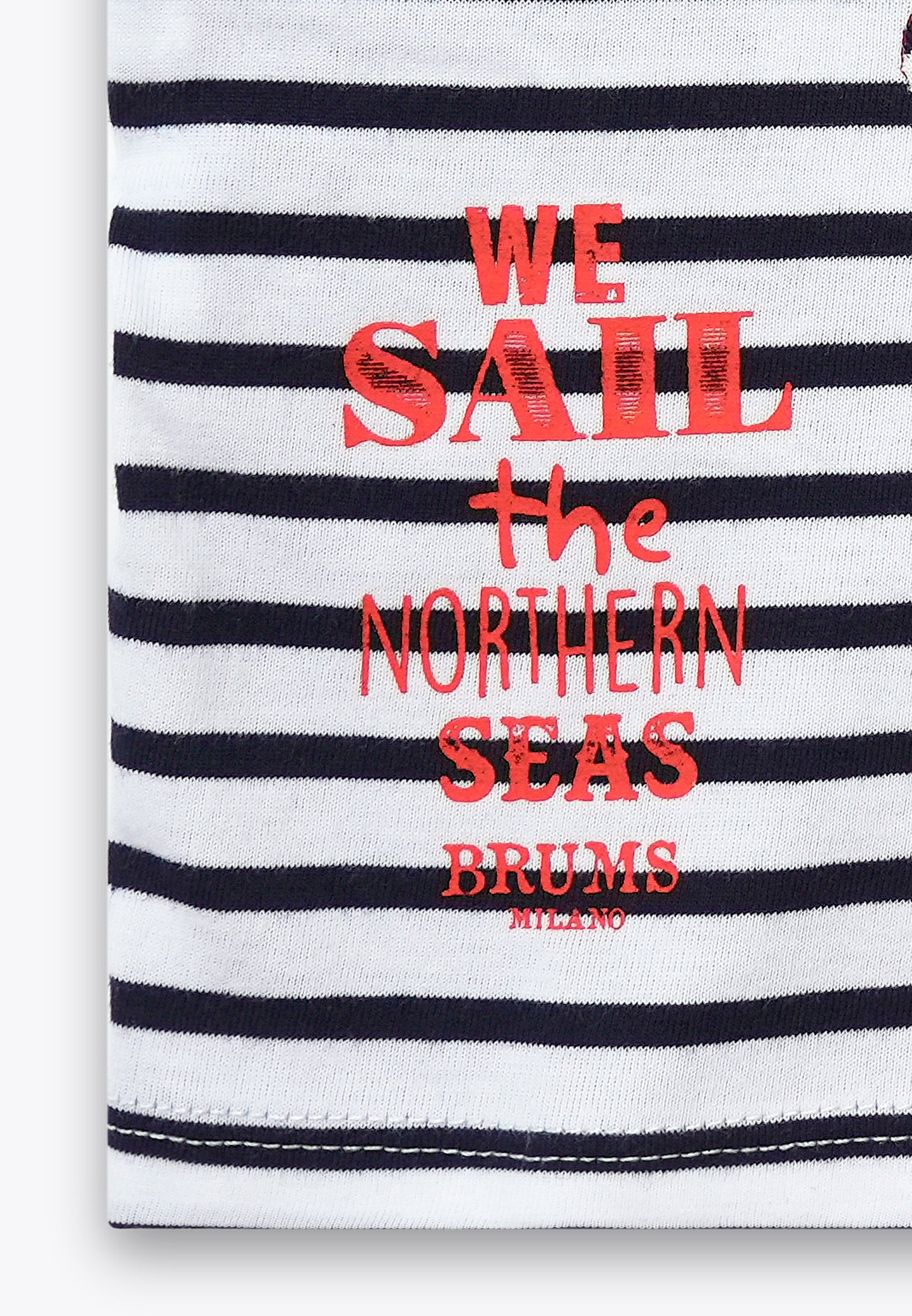 Yarn-Dyed Striped T-Shirt in BCI Jersey