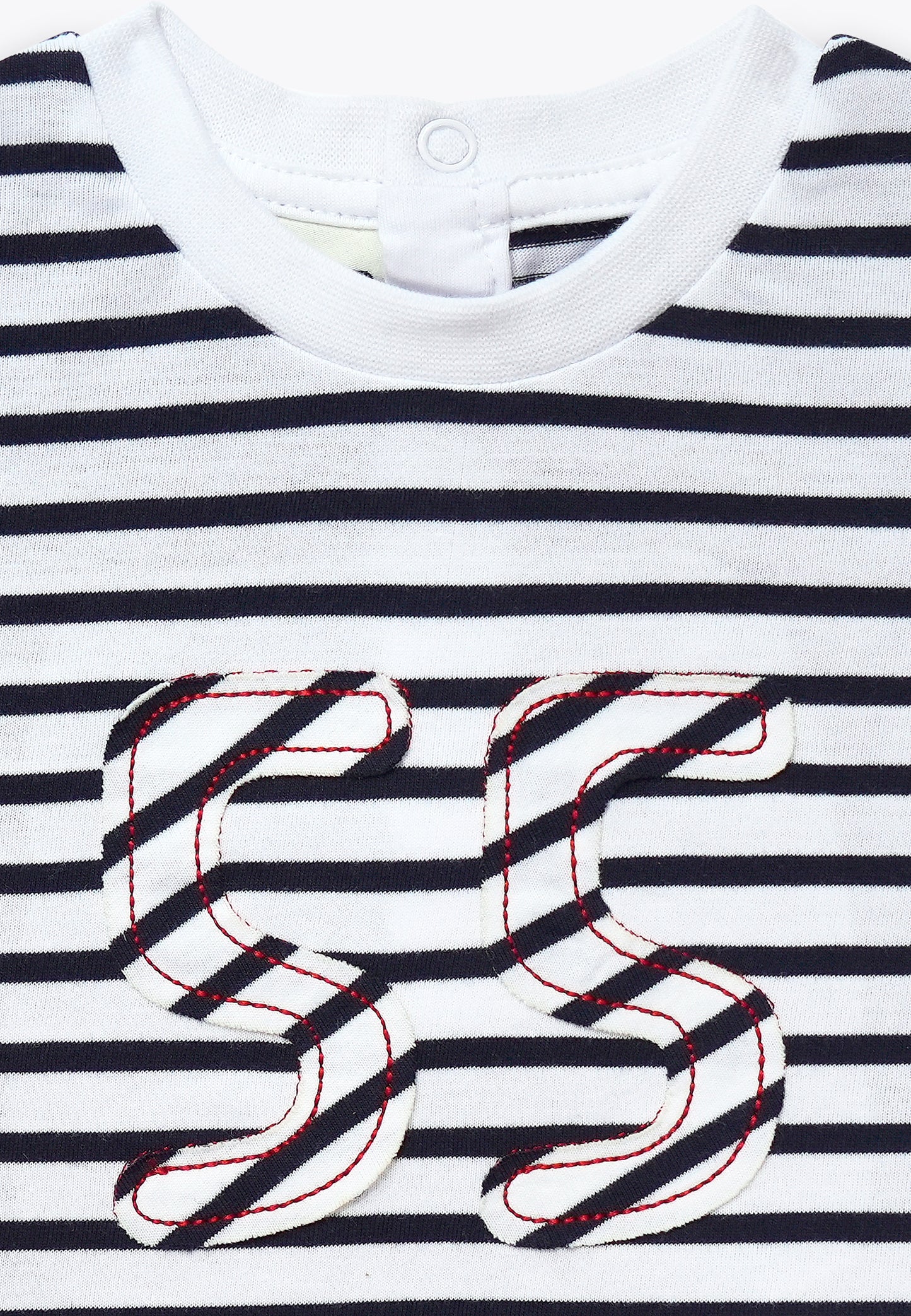 Yarn-Dyed Striped T-Shirt in BCI Jersey