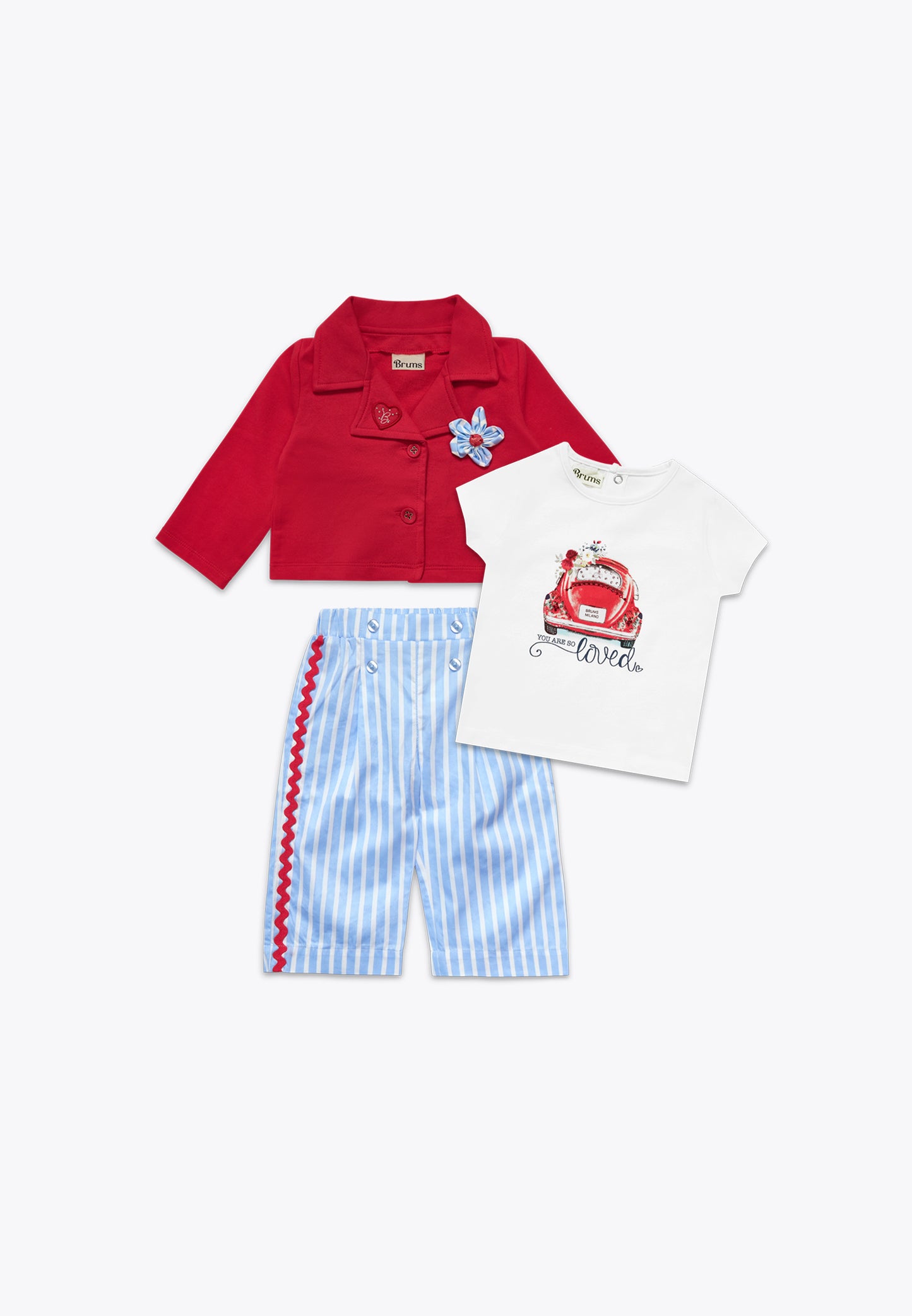 Completo 3 Pezzi: Giacchina, T-Shirt e Pantalone