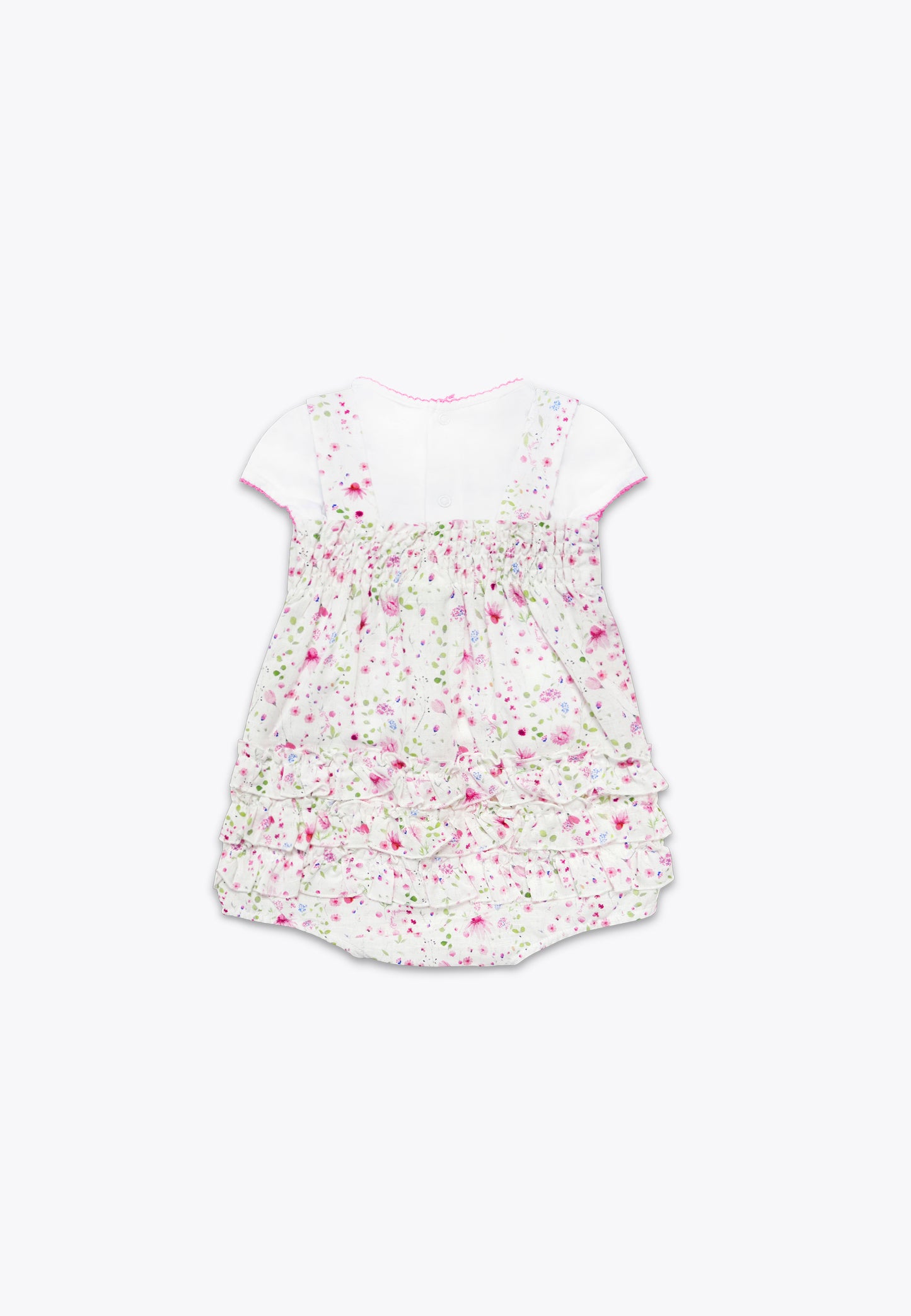 Completo 2 Pezzi in Lino e Cotone: T-Shirt e Salopette