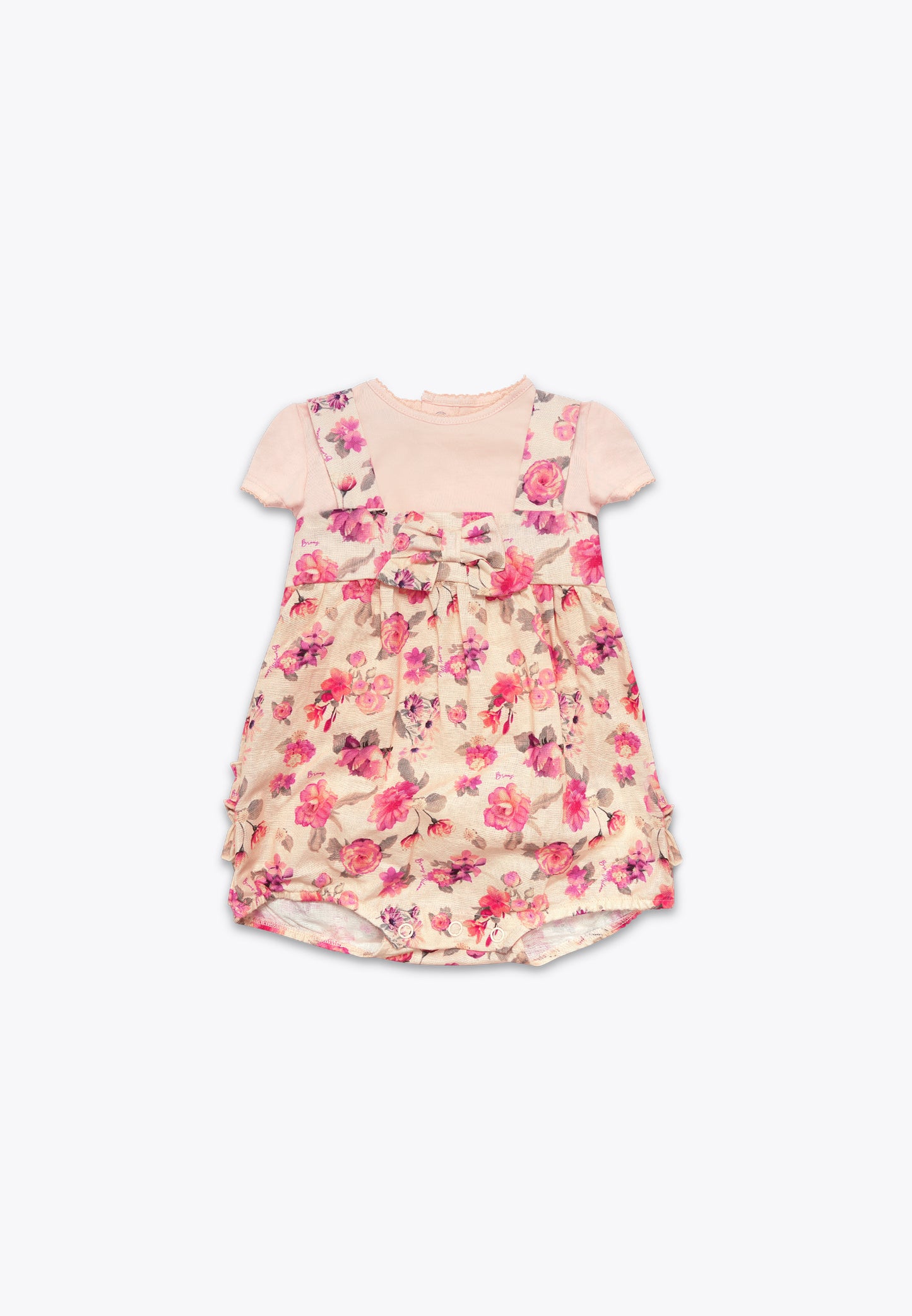 Completo 2 Pezzi in Lino e Cotone: T-Shirt e Salopette