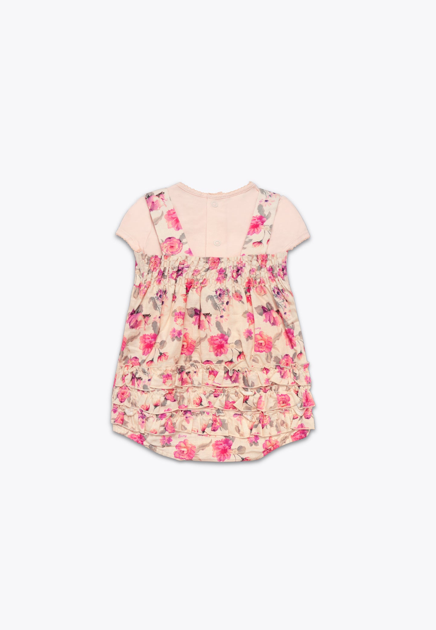 Completo 2 Pezzi in Lino e Cotone: T-Shirt e Salopette