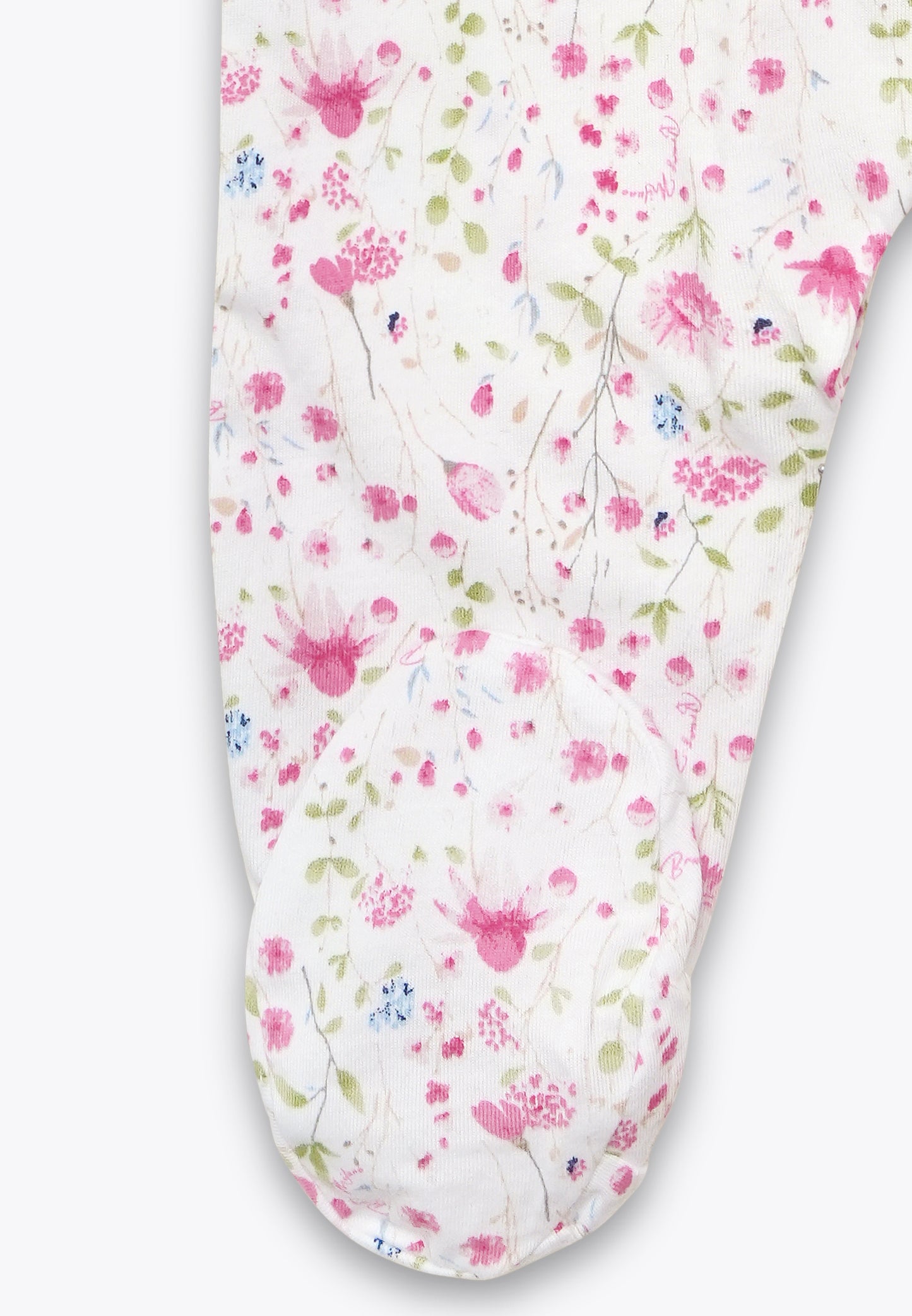 Jersey onesie with Embroidery and Front Opening