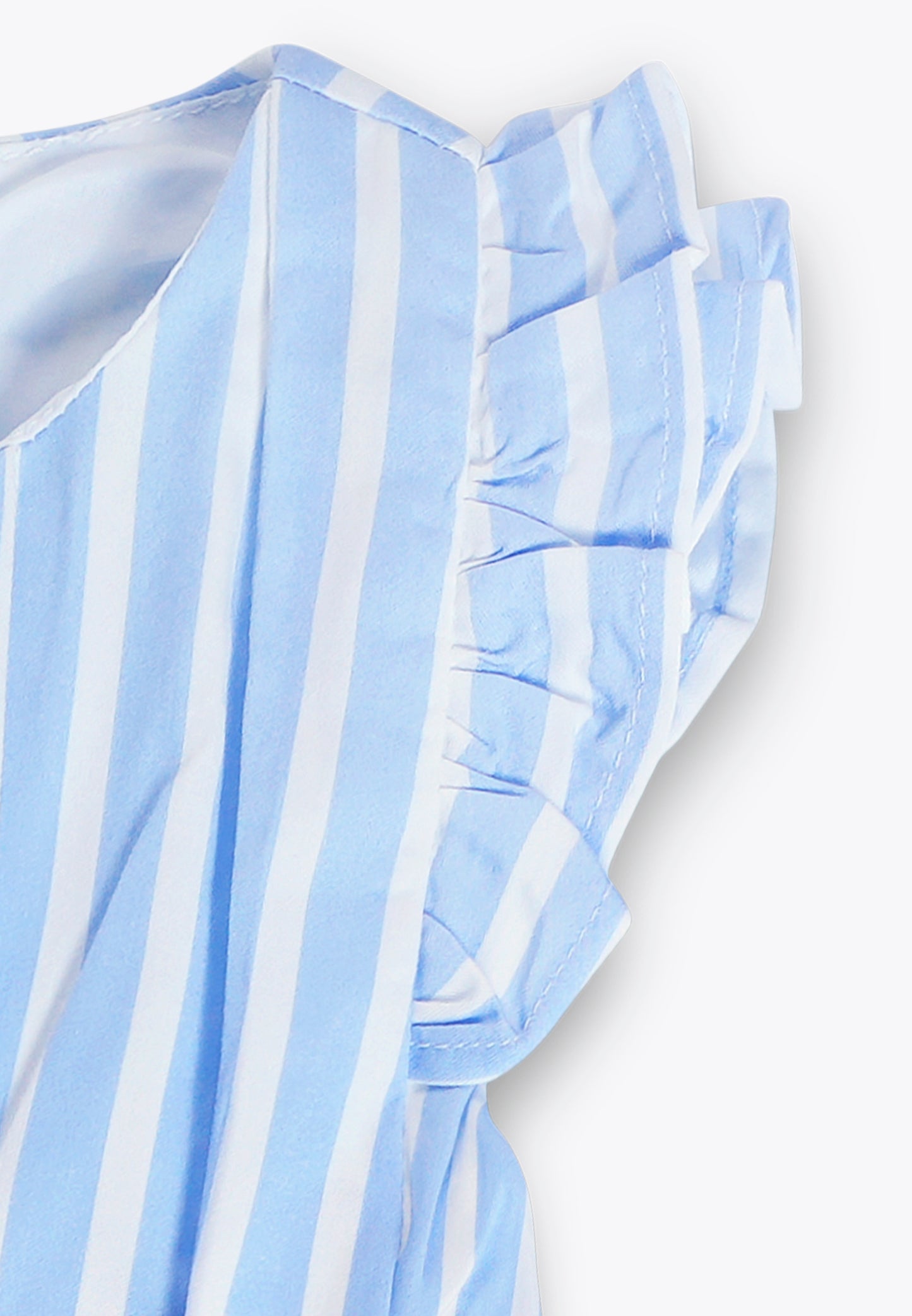 Dress with Poplin Ribbons