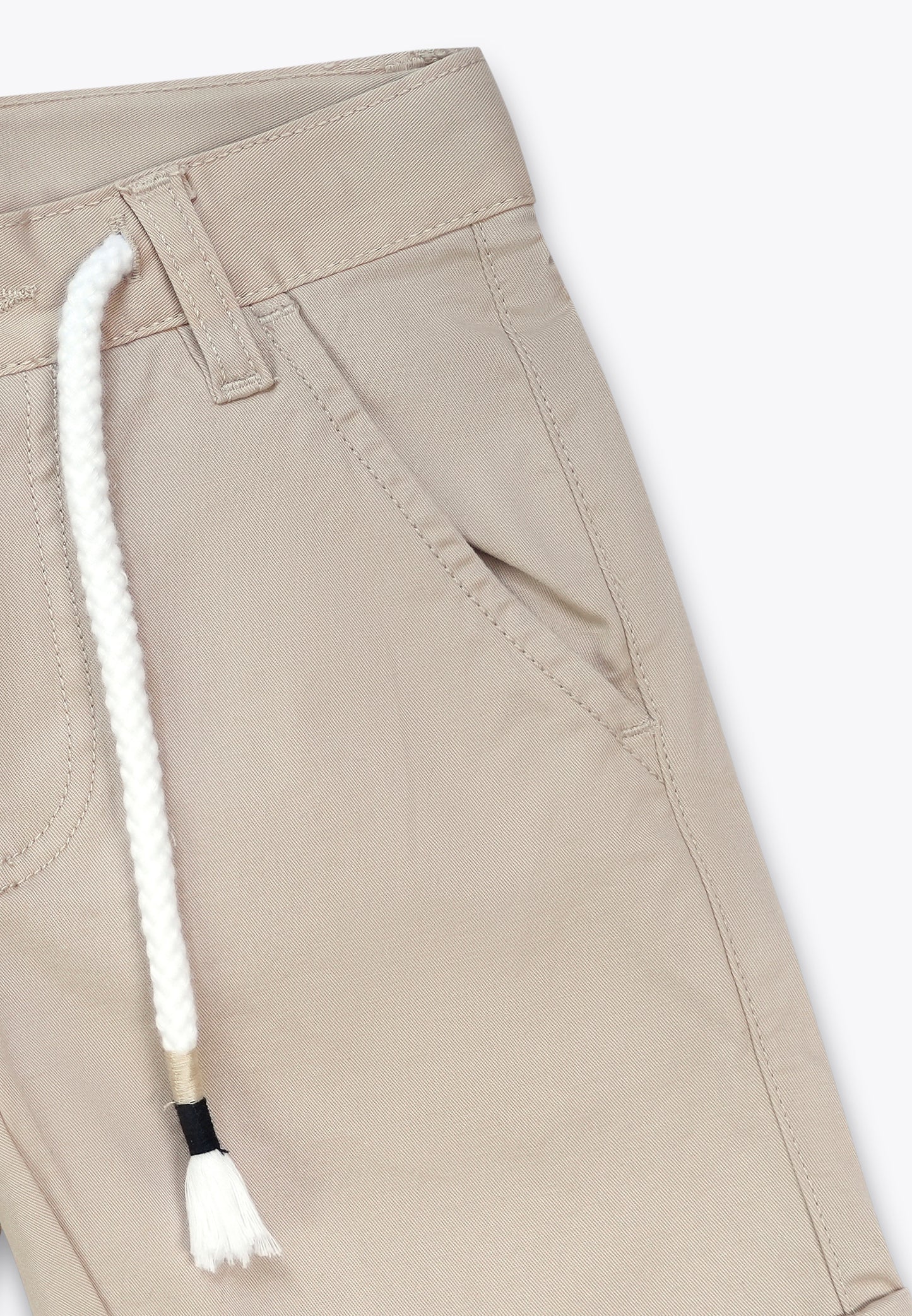 Shorts in Stretch Gabardine