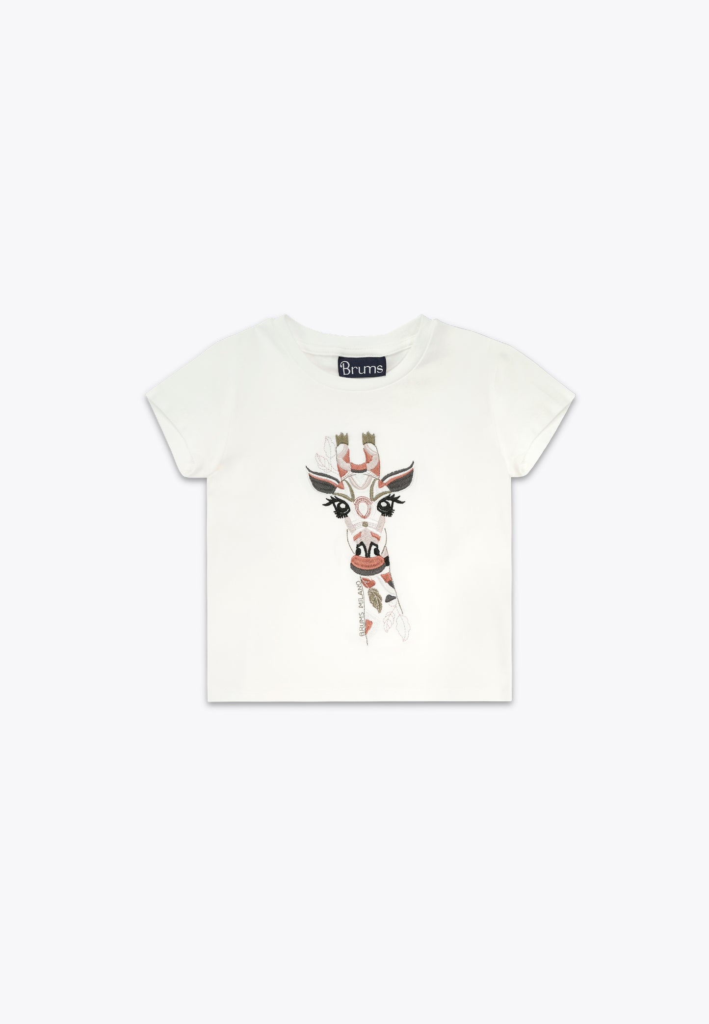 T-Shirt con Applicazioni in Jersey Stretch