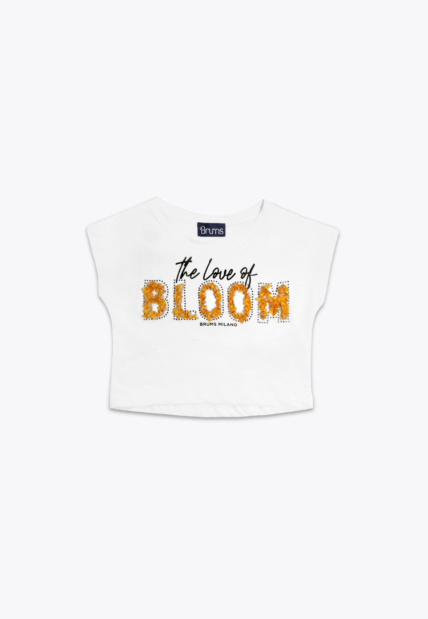 T-Shirt with Embroidery and Jersey Applications
