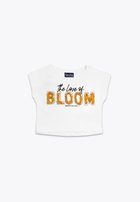 T-Shirt with Embroidery and Jersey Applications