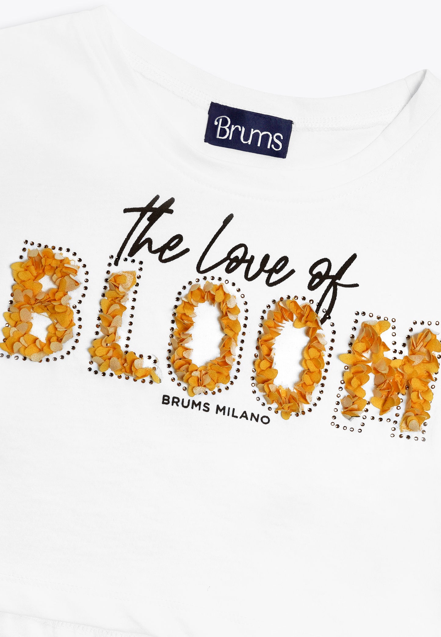 T-Shirt with Embroidery and Jersey Applications