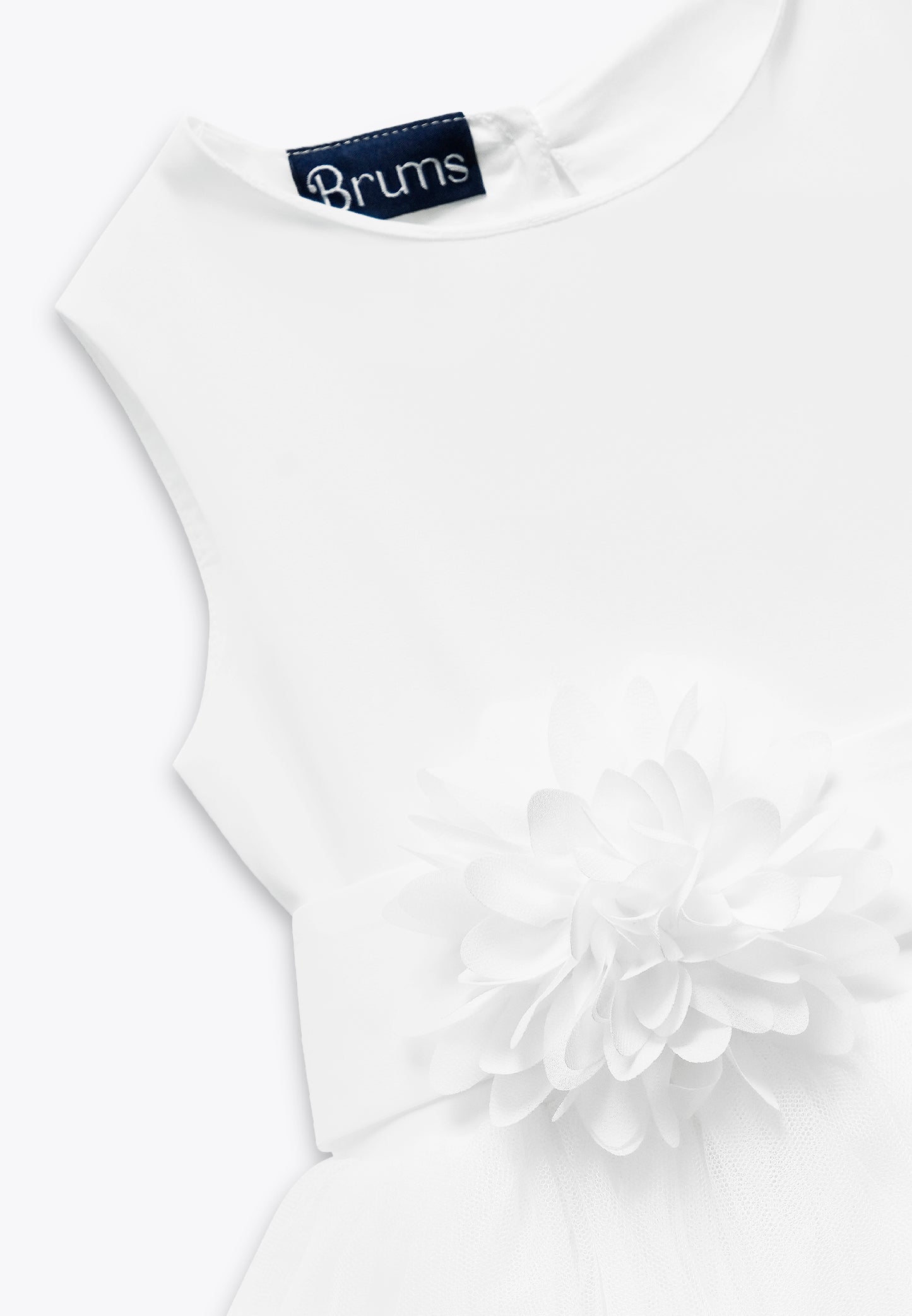 Abito con Coprispalle in Satin e Tulle