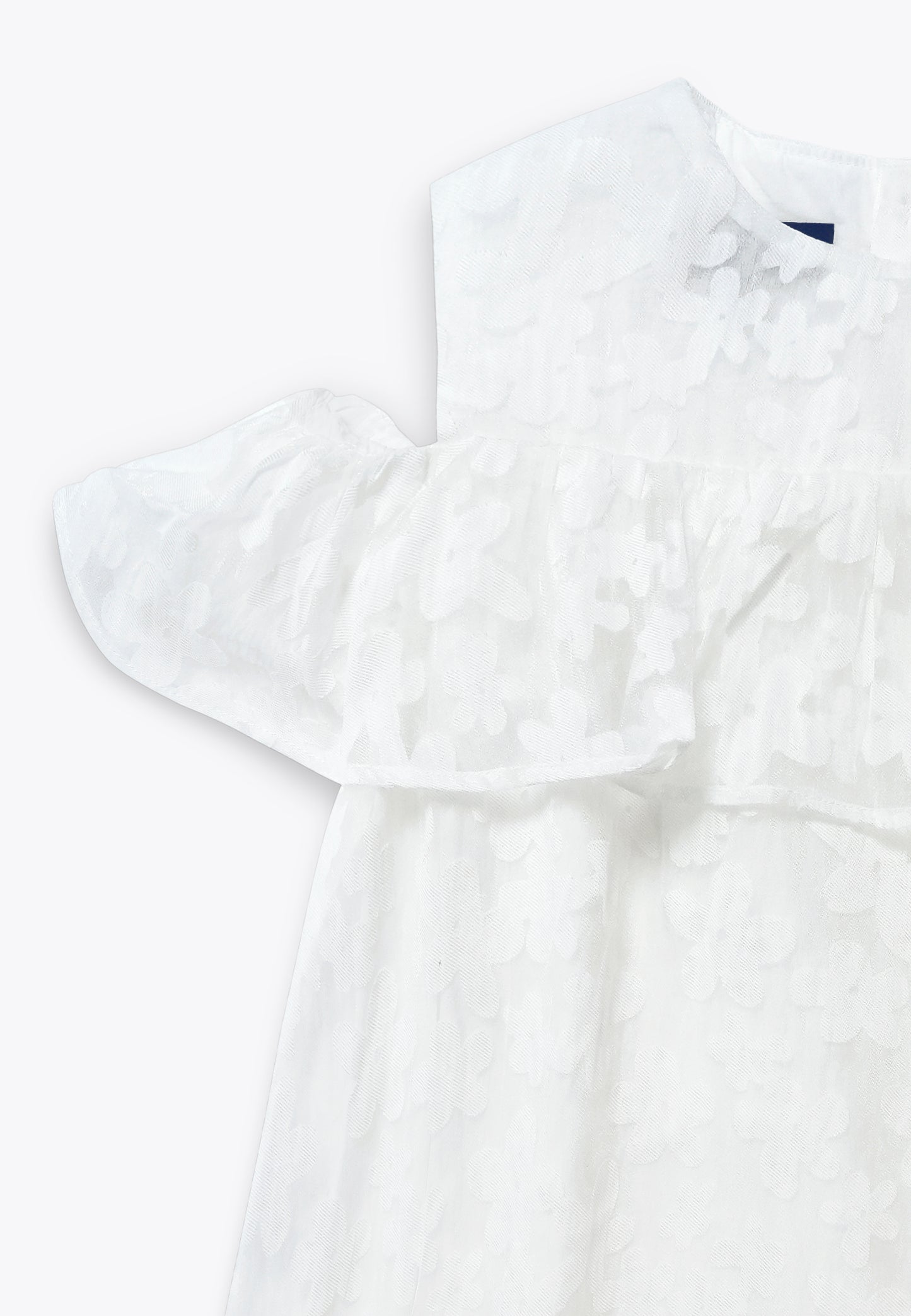 Abito Jacquard in Organza