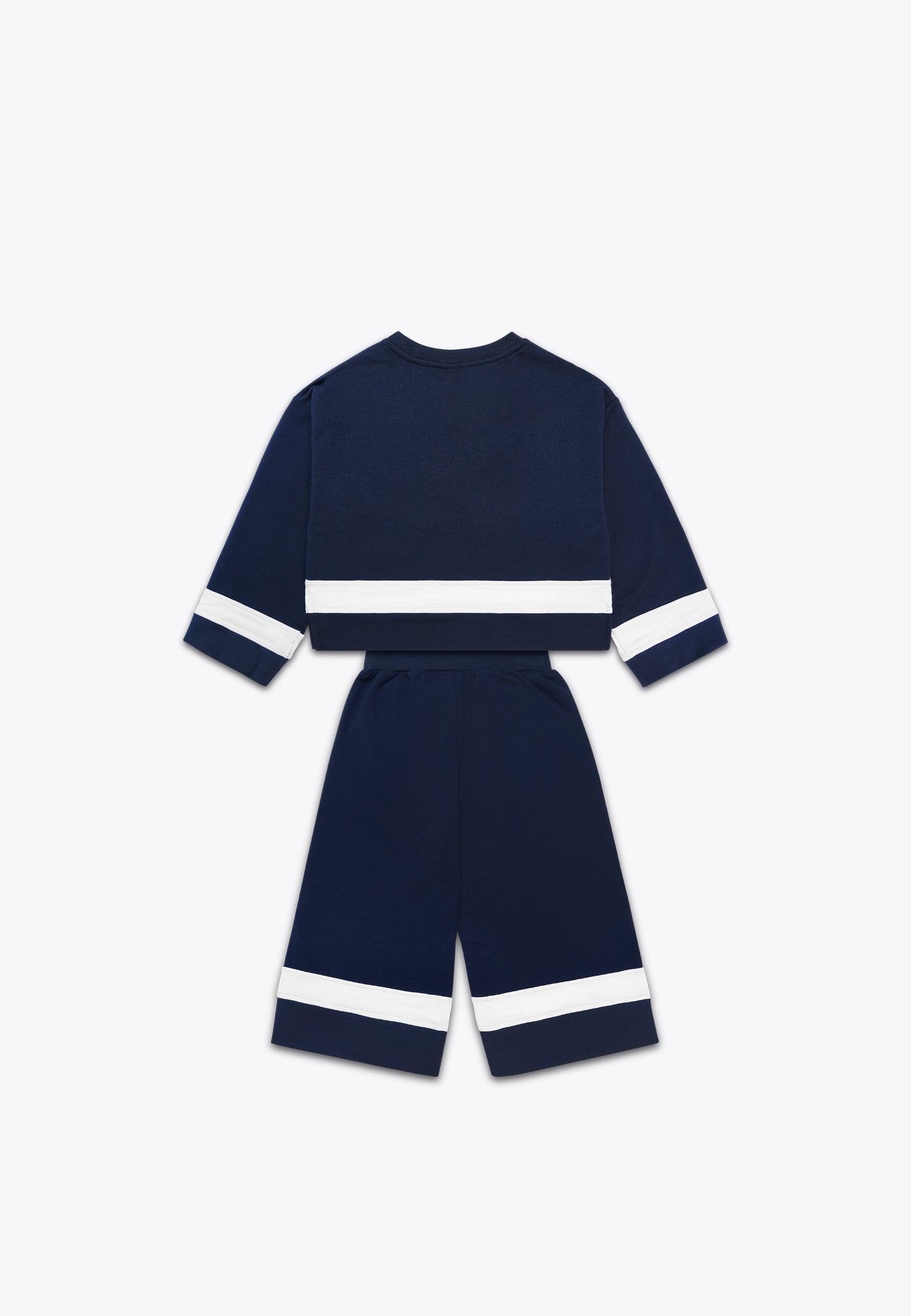 2-Pieced Set in Stretch Fleece: Top and Pants