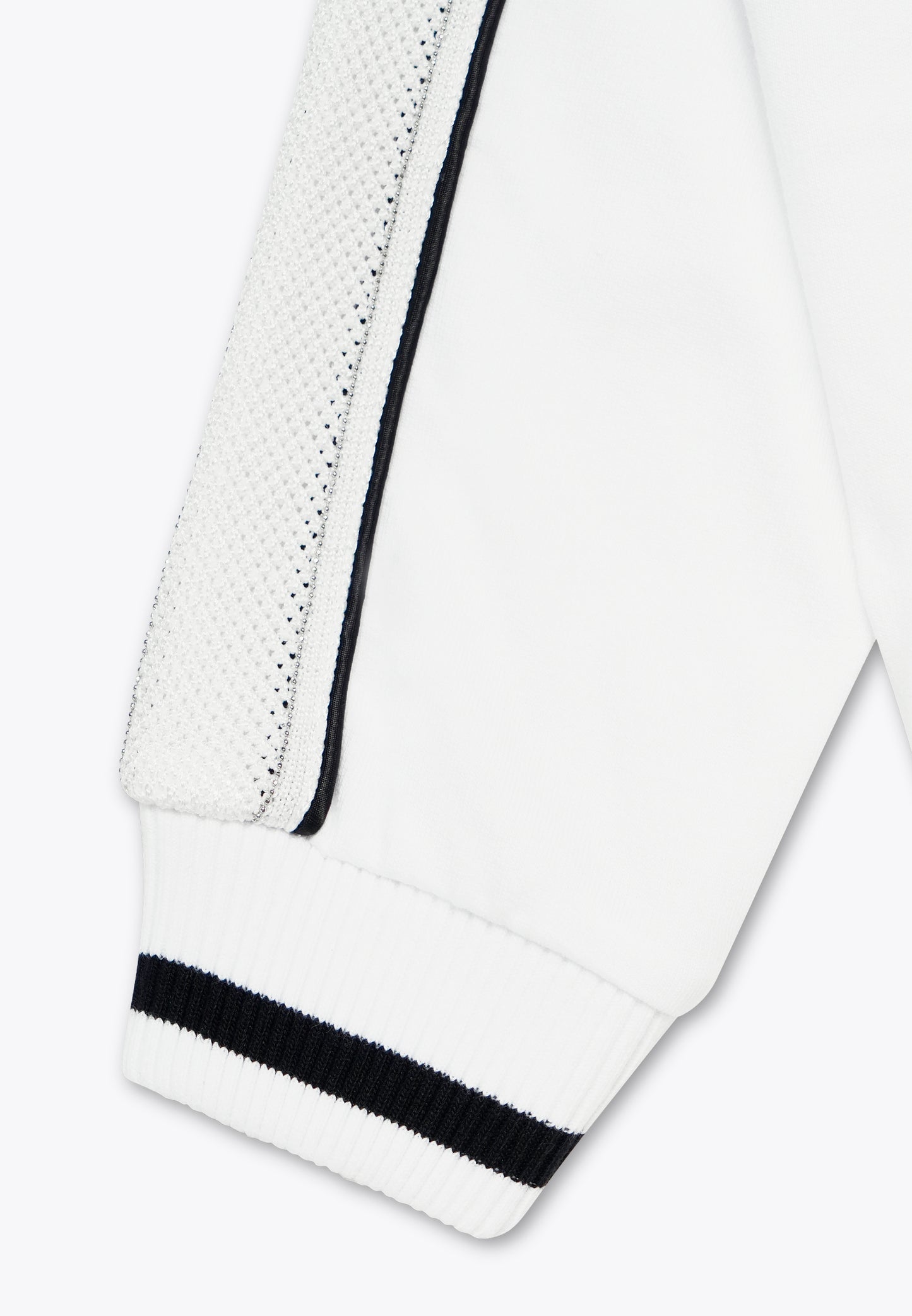 Top lungo con Zip in Felpina