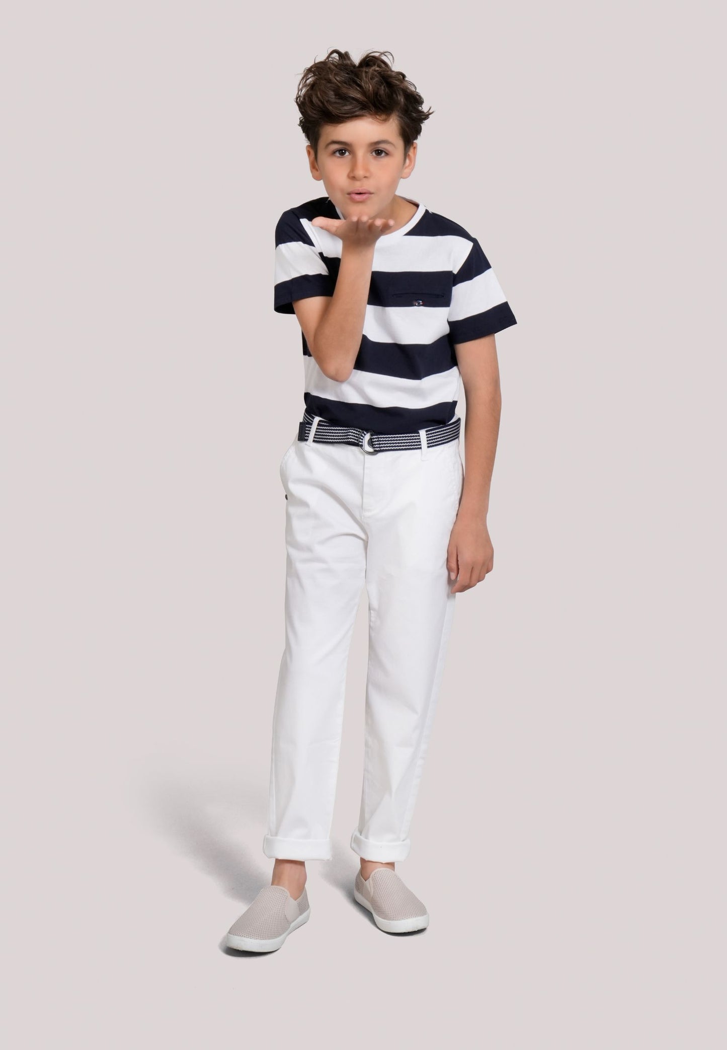 Striped T-Shirt in BCI Jersey