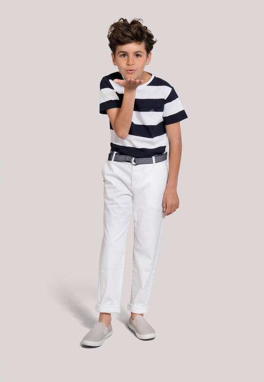 Striped T-Shirt in BCI Jersey